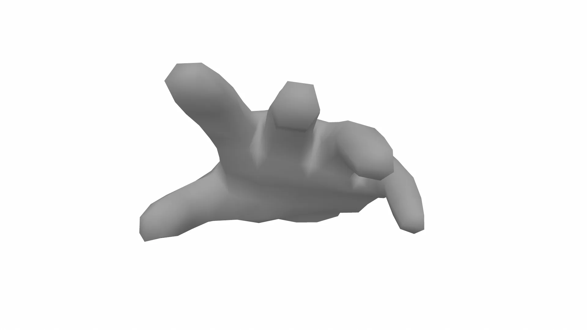 Hand - Low Poly