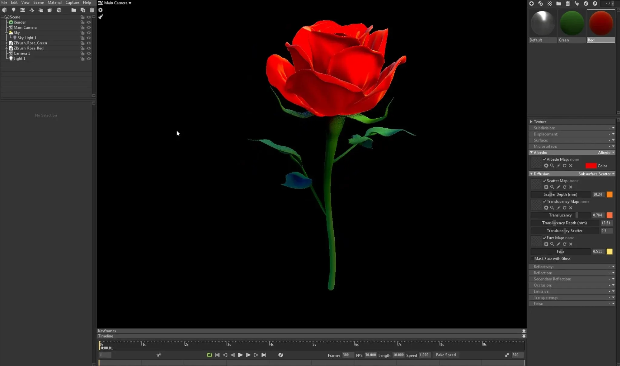 Rose - High Poly