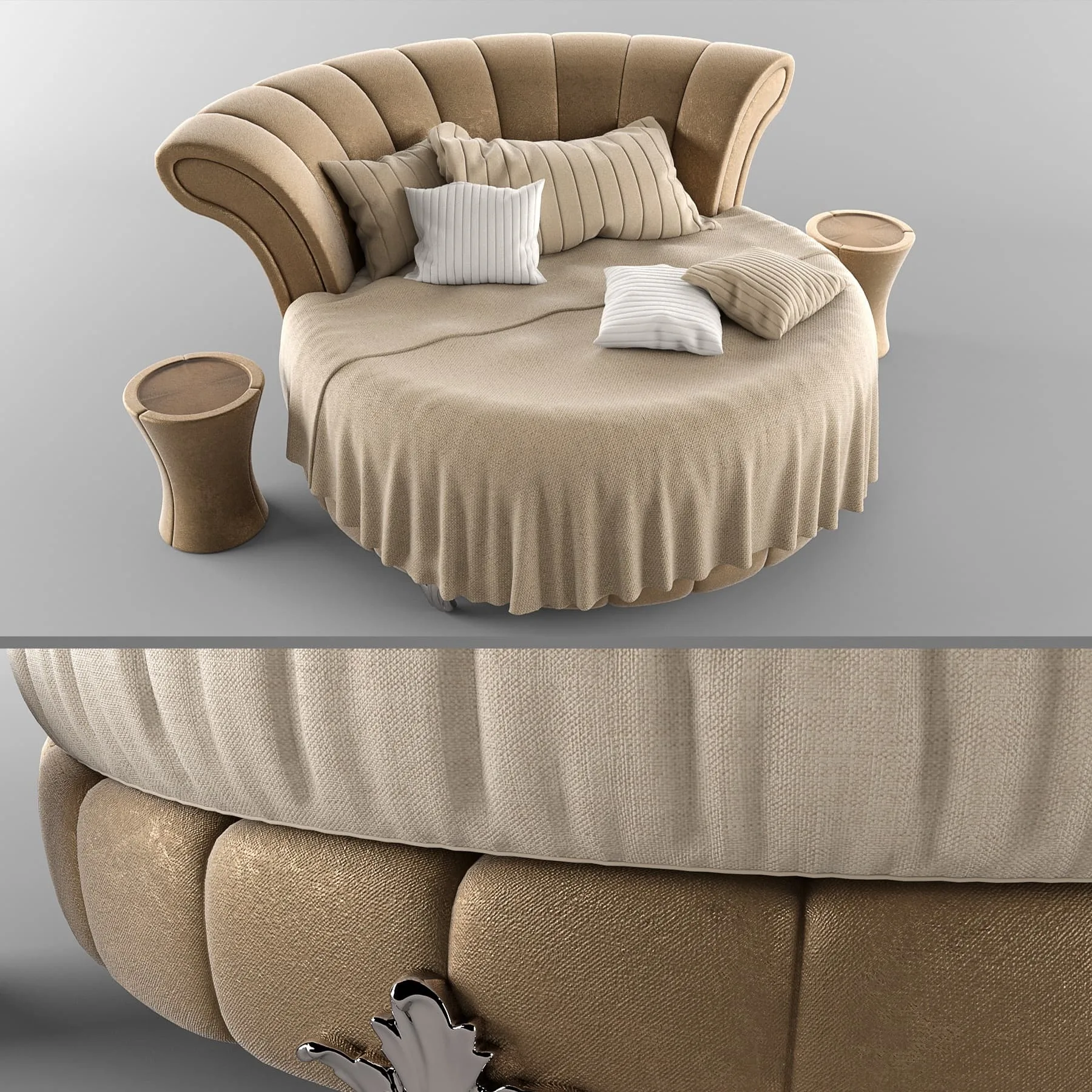 Circular Bed