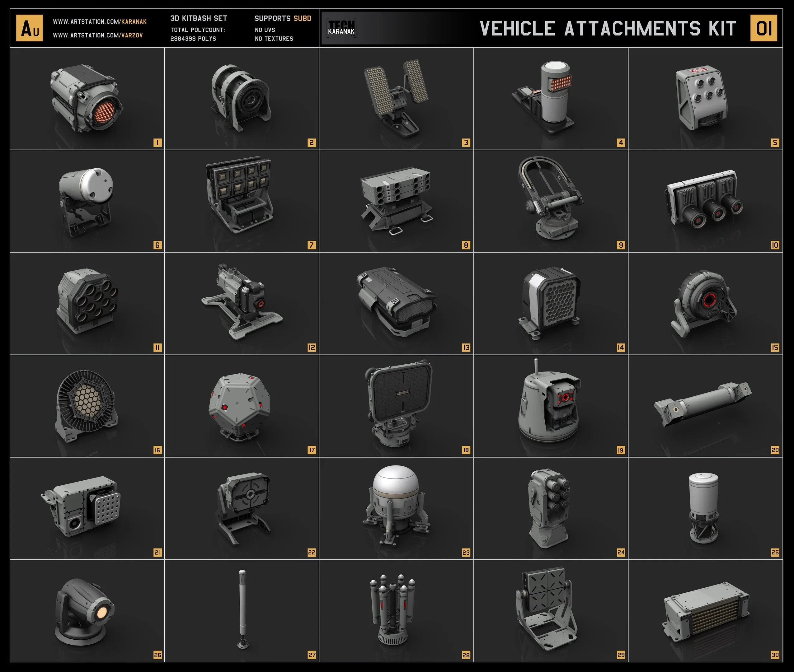 Vehicle Attachments Kit