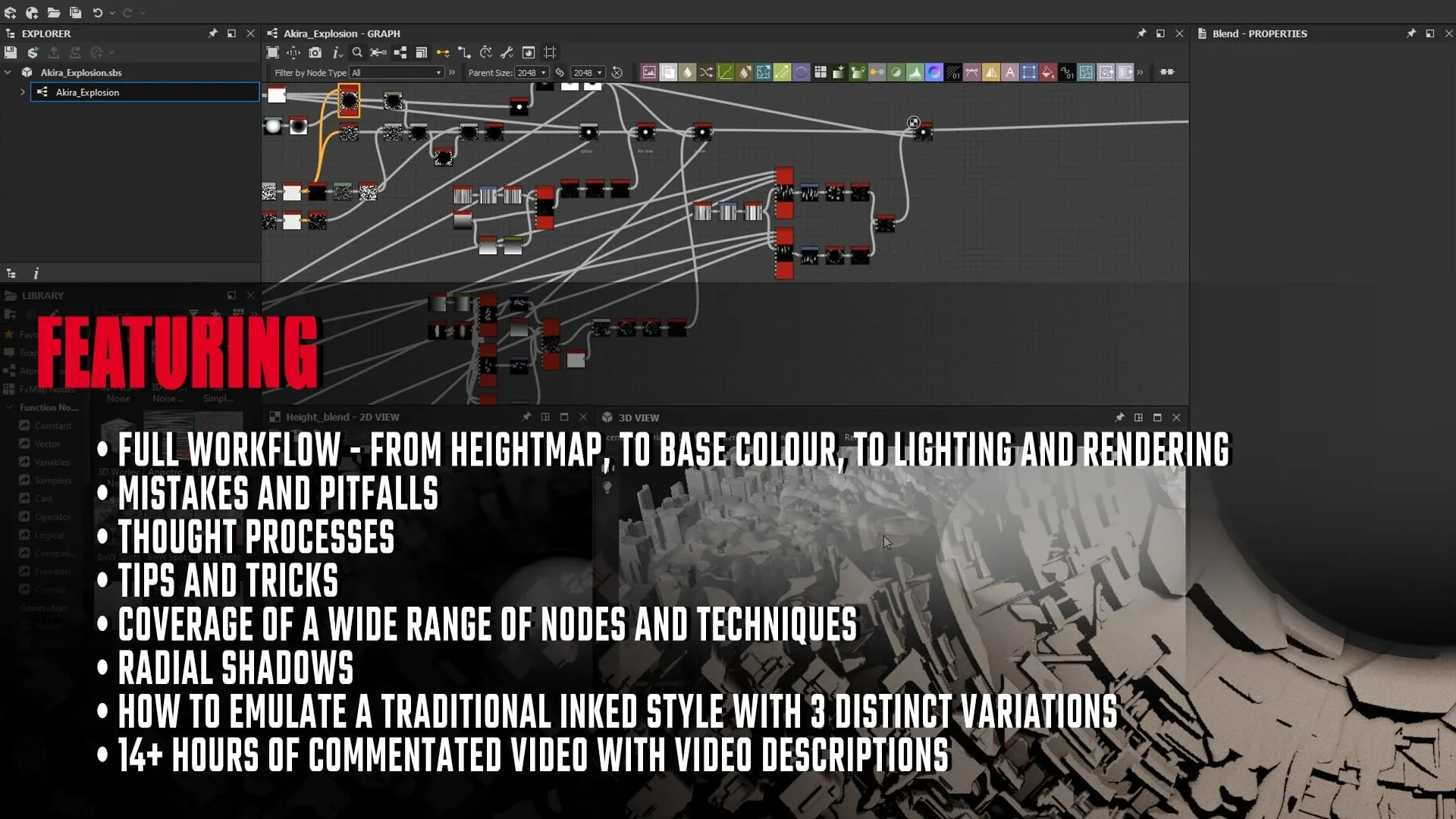 AKIRA in Substance Designer