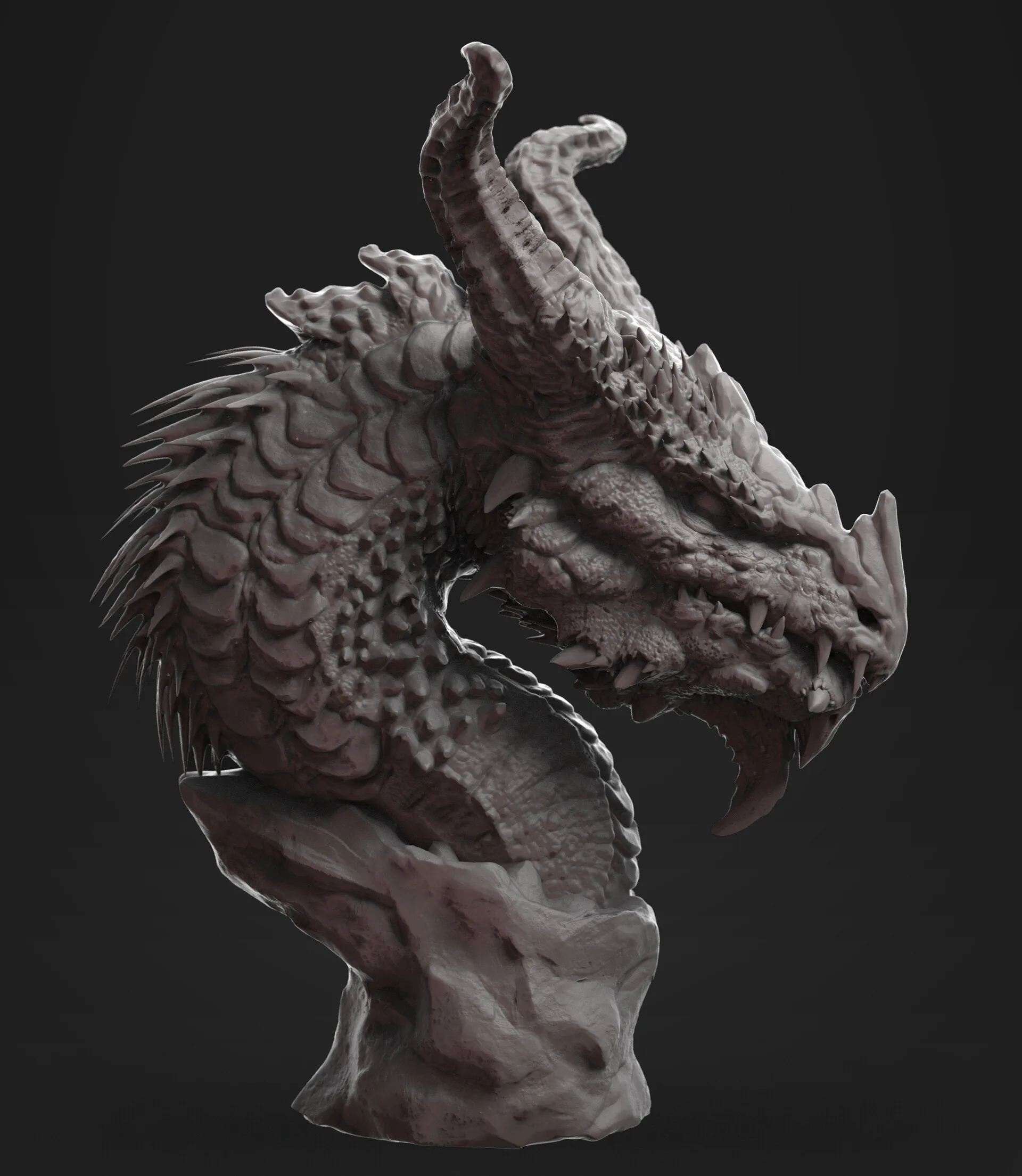 ZBrush + Blender - Dragon VDM Brush Part 2