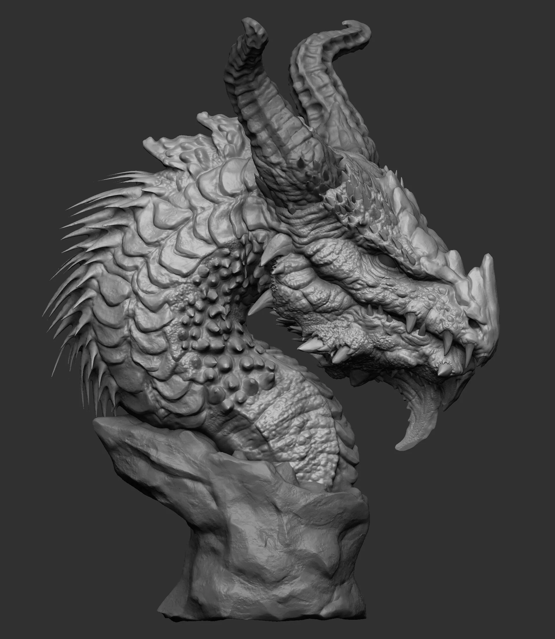 ZBrush + Blender - Dragon VDM Brush Part 2