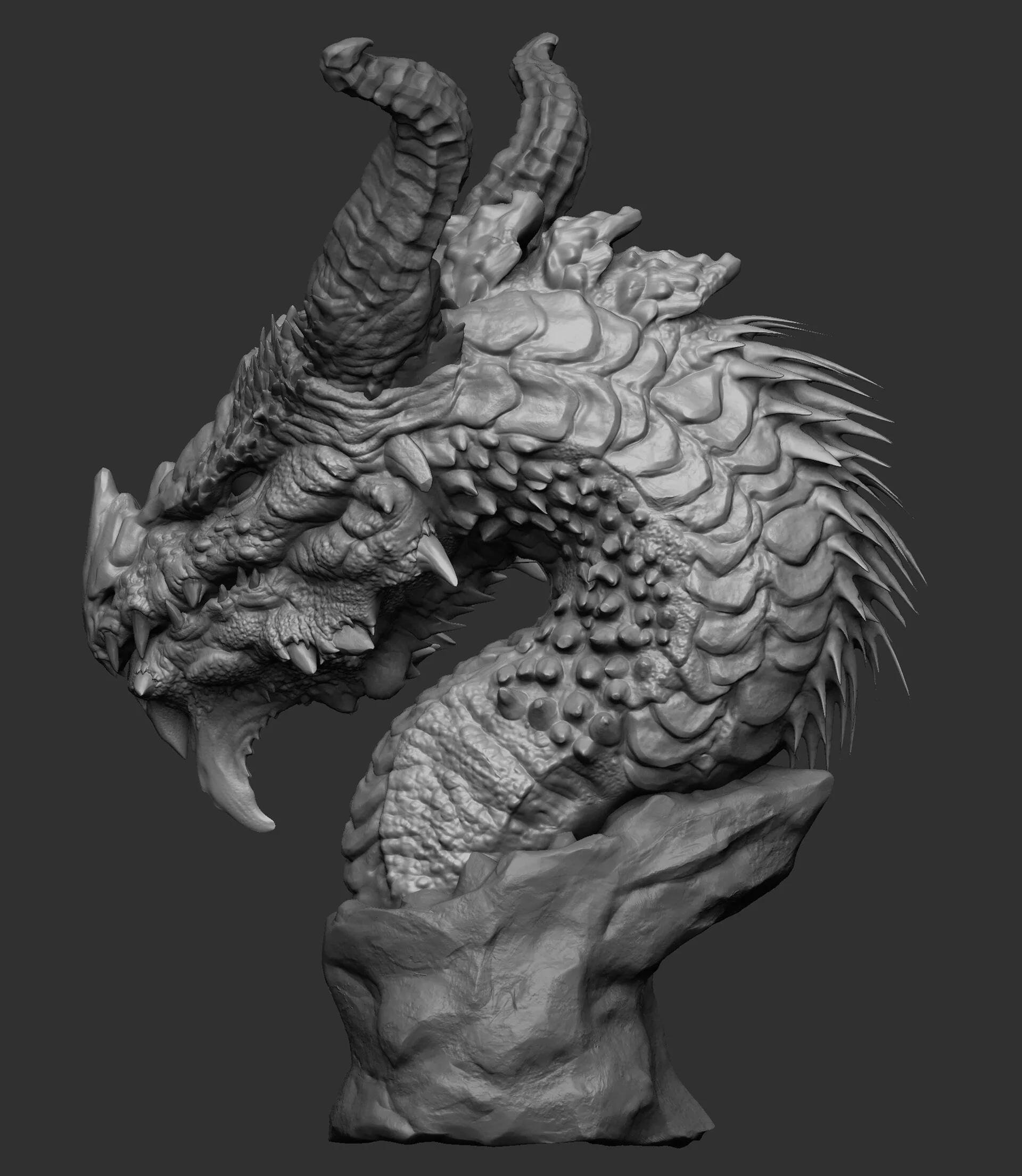 ZBrush + Blender - Dragon VDM Brush Part 2