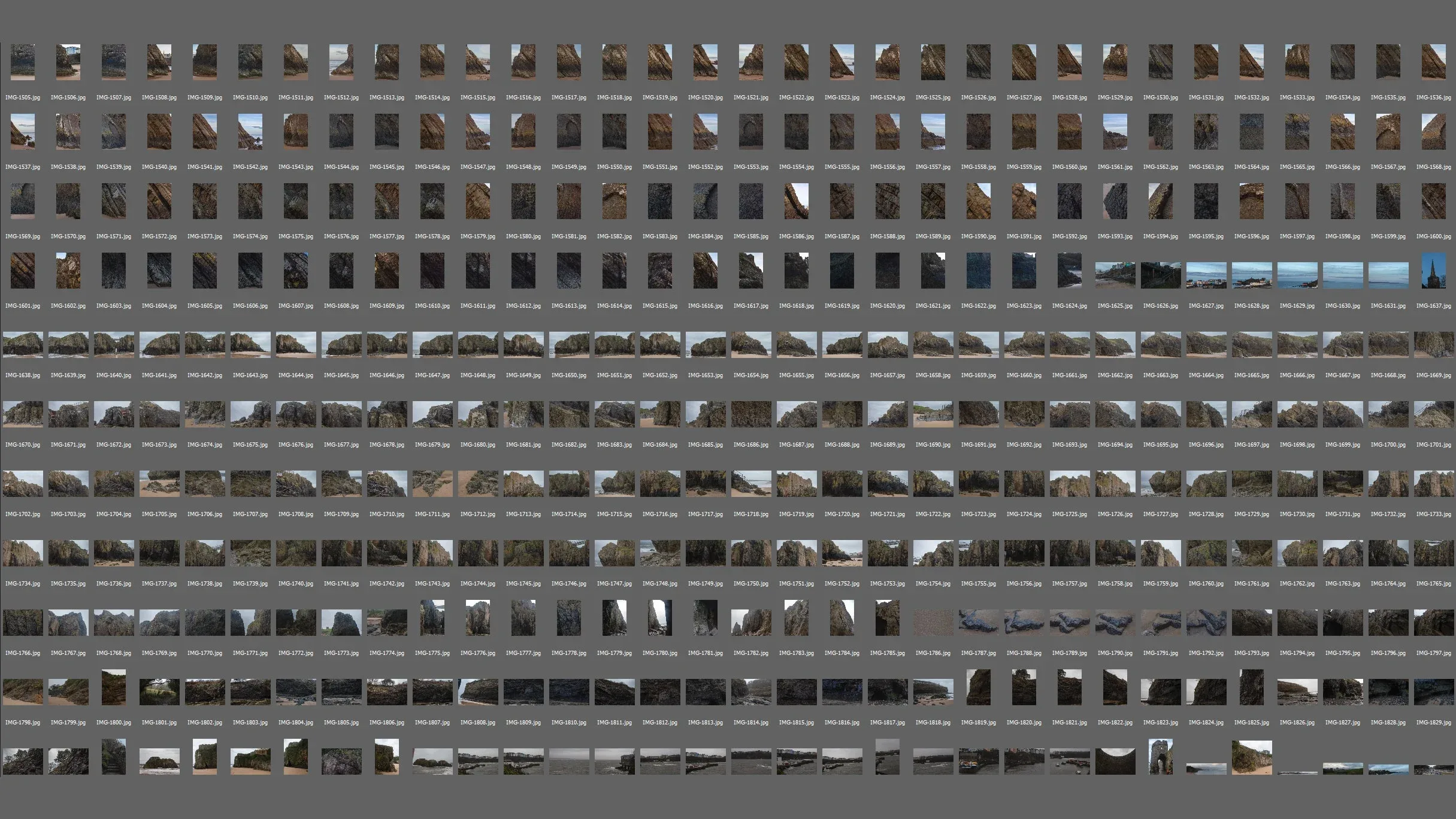 Coastal Rock Photopack 800+ Images