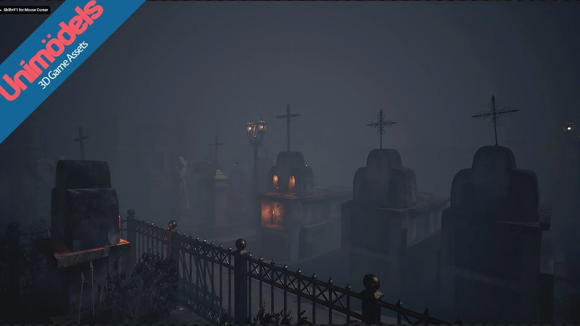 Unimodels Cemetery Pack Vol. 1 for UE4