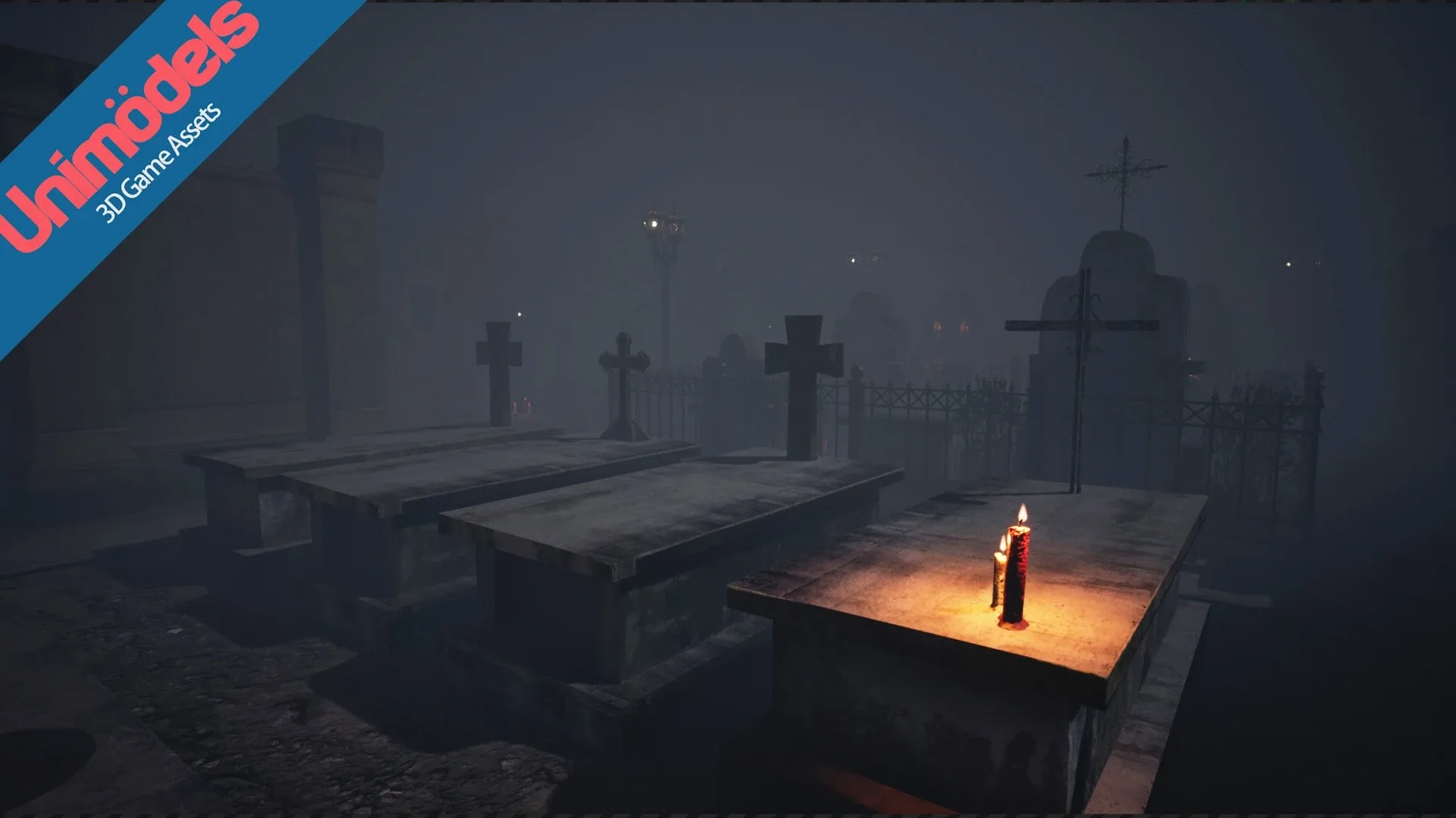 Unimodels Cemetery Pack Vol. 1 for UE4