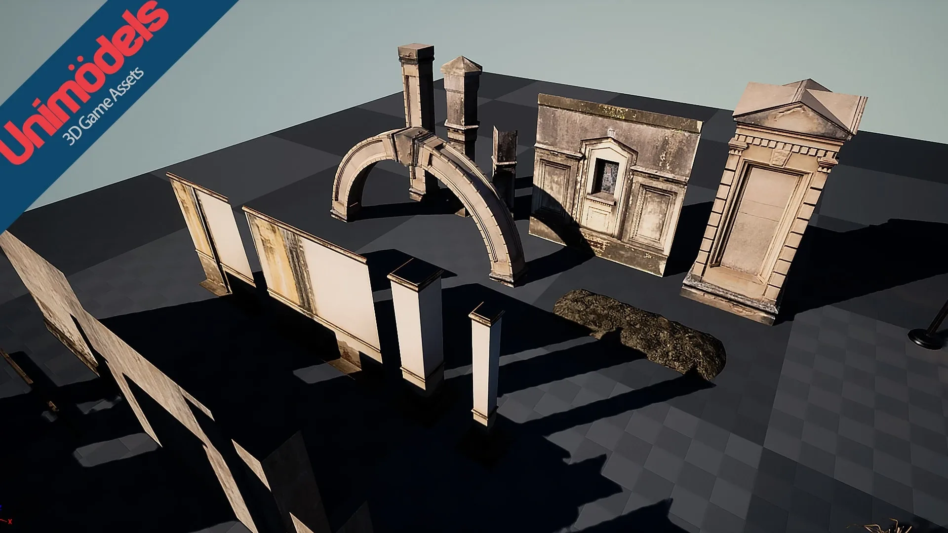 Unimodels Cemetery Pack Vol. 1 for UE4