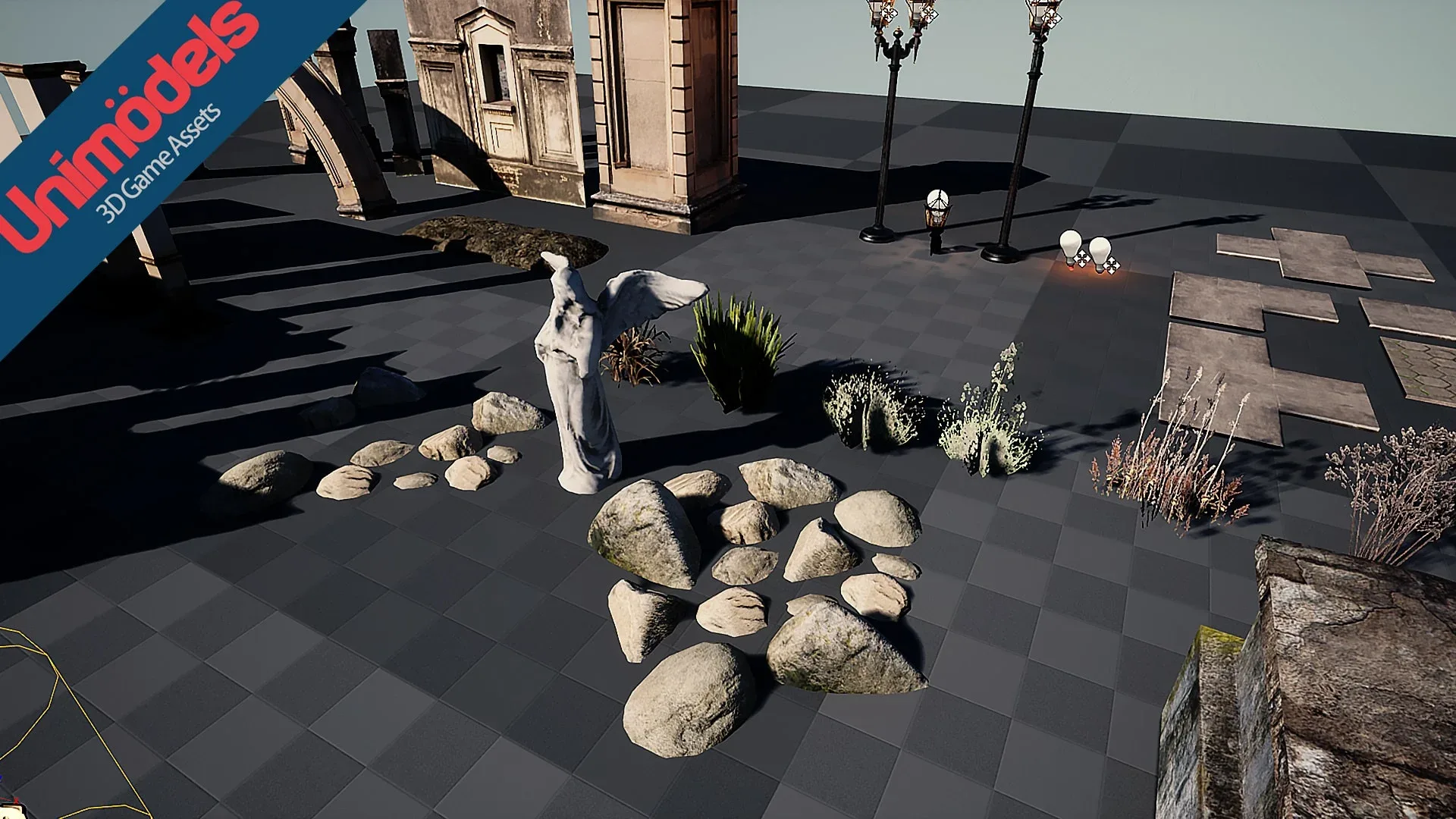 Unimodels Cemetery Pack Vol. 1 for UE4