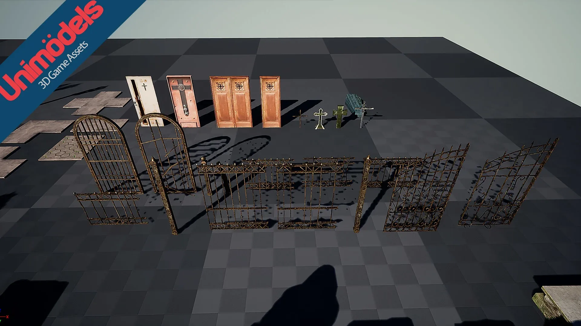 Unimodels Cemetery Pack Vol. 1 for UE4