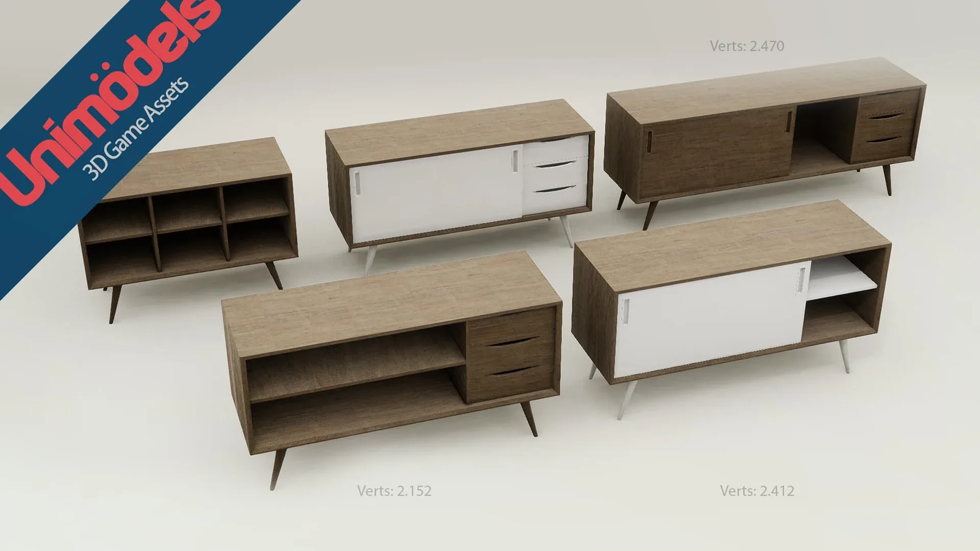 Unimodels Furniture Vol. 2 for UE4