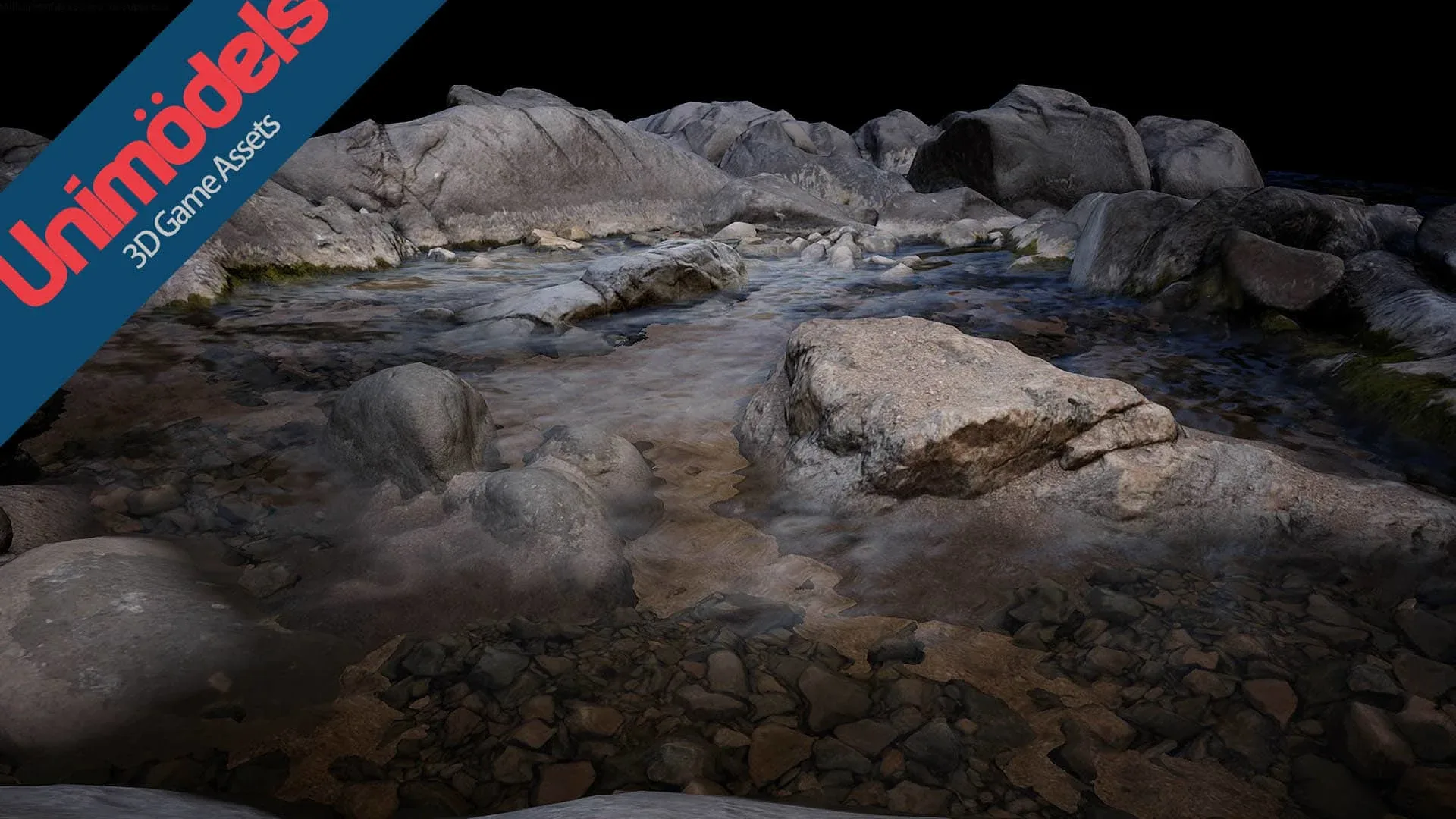 Unimodels River Rocks Vol. 3 for UE4