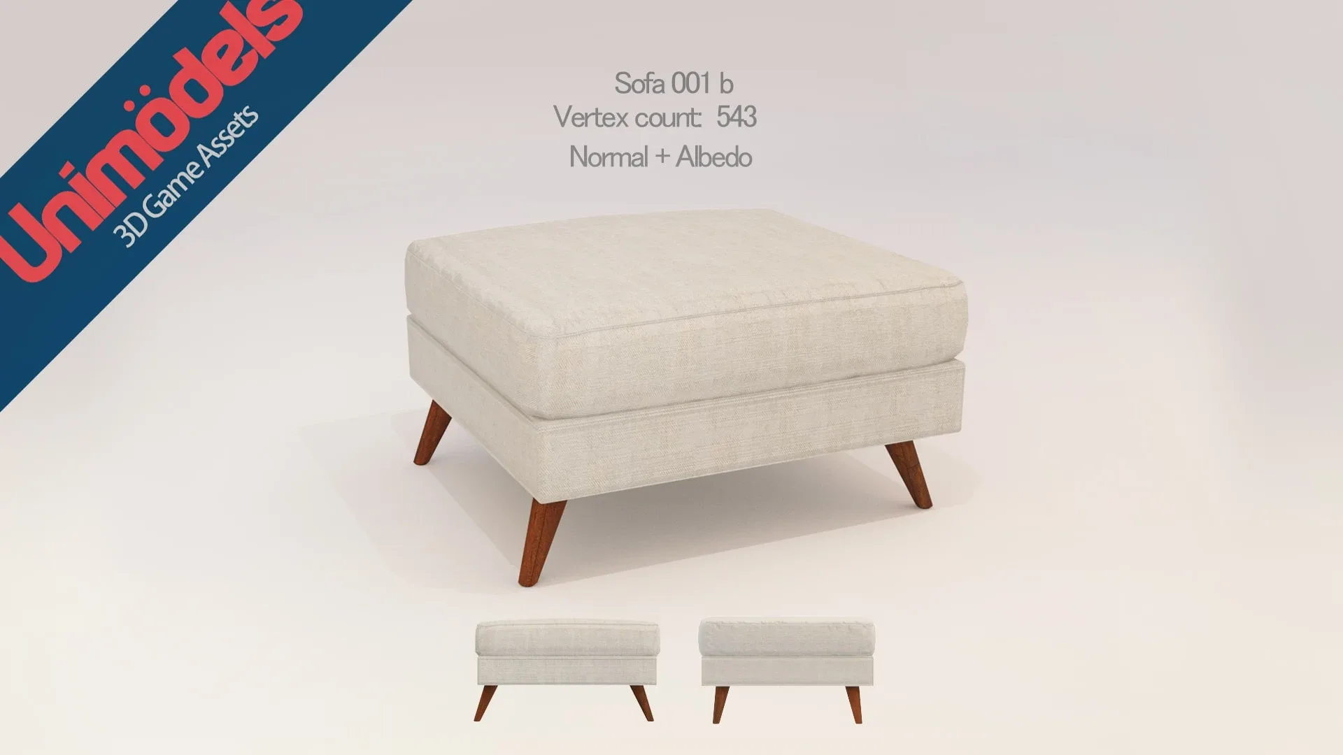 Unimodels Sofas & Pillows Vol.1 for UE4