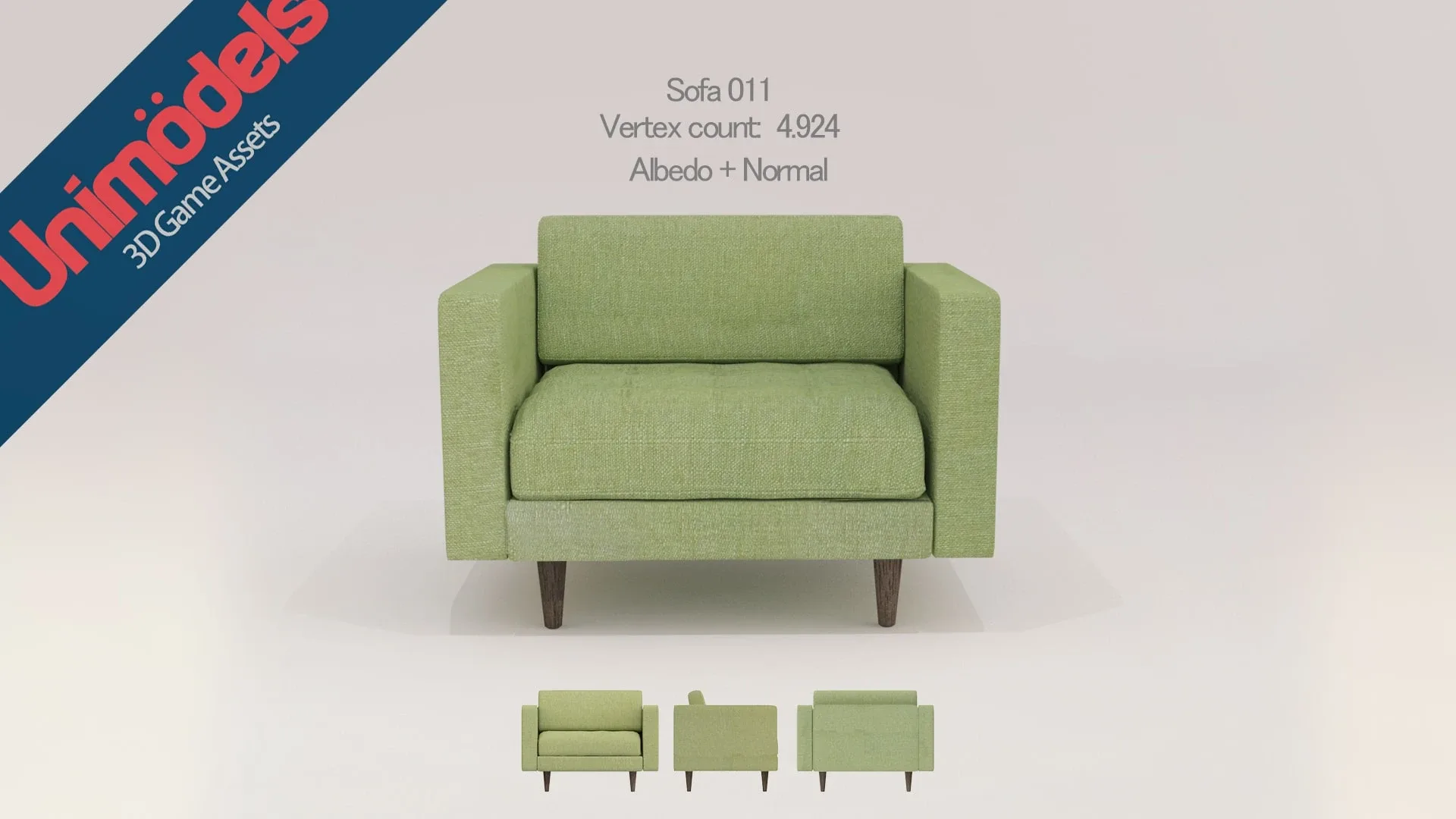 Unimodels Sofas & Pillows Vol.1 for UE4