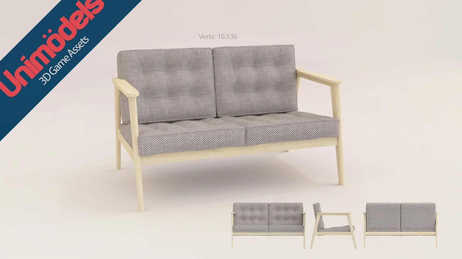 Unimodels Sofas & Pillows Vol. 3 for UE4