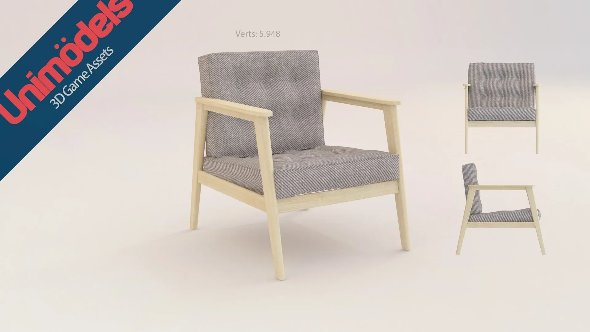 Unimodels Sofas & Pillows Vol. 3 for UE4