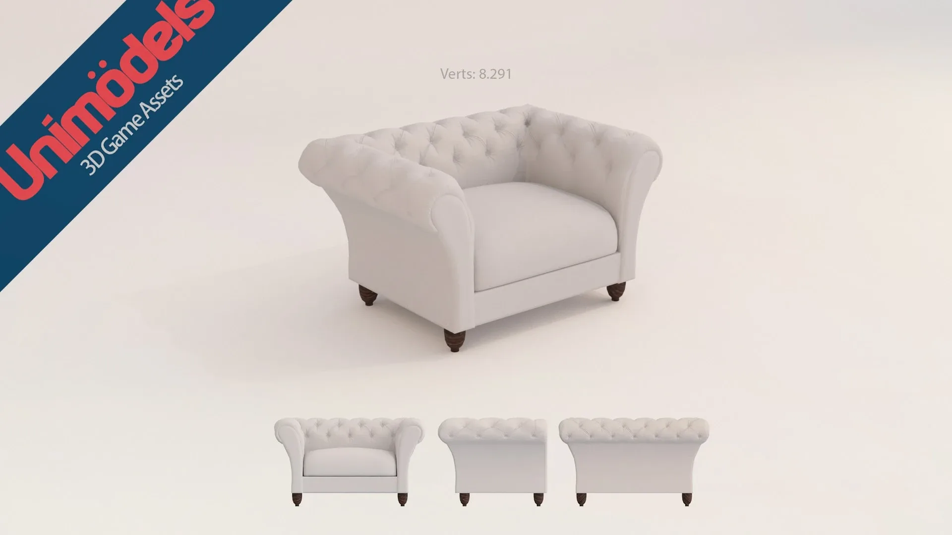 Unimodels Sofas & Pillows Vol. 3 for UE4