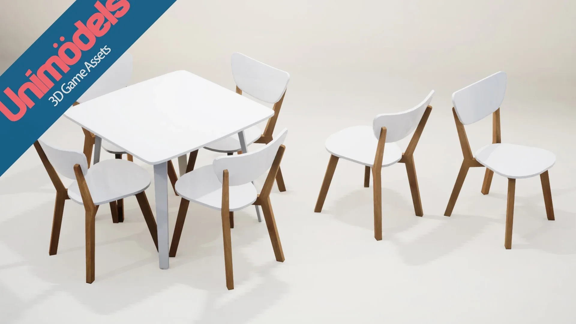 Unimodels Chairs and Tables Vol. 3 for UE4