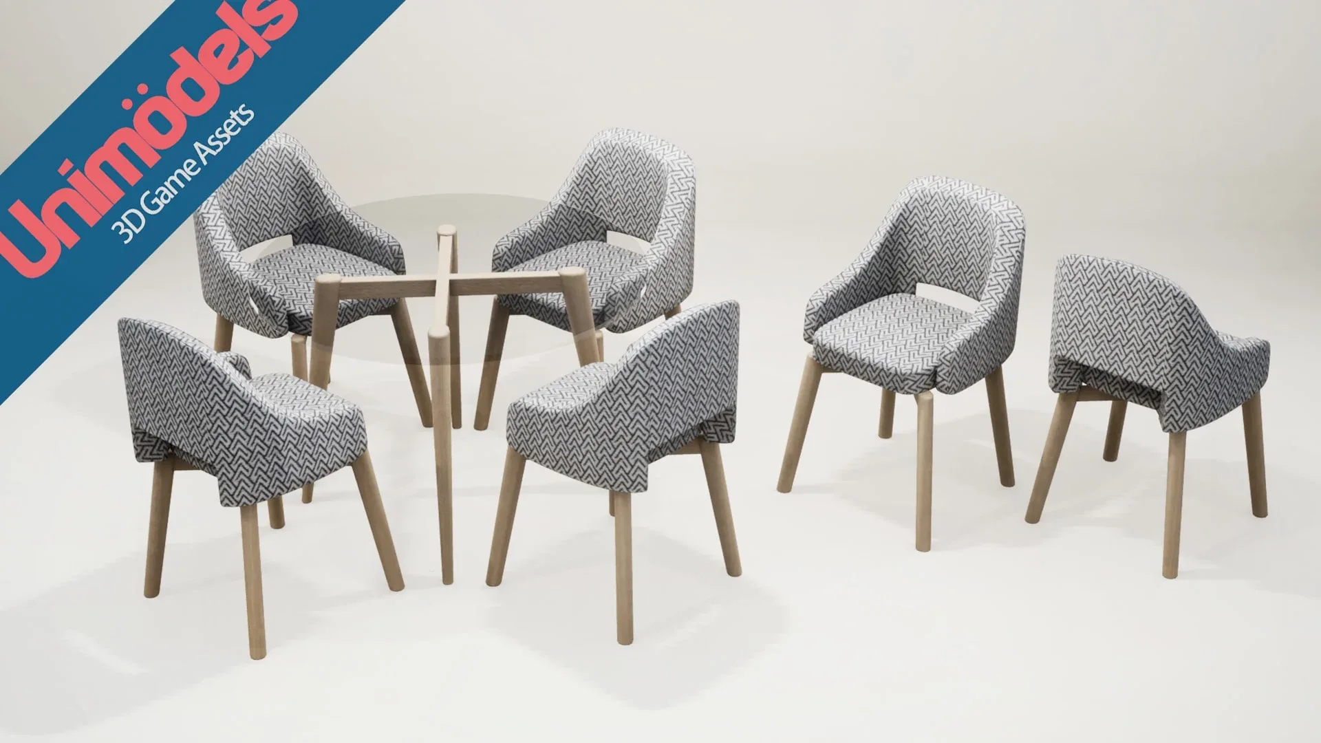 Unimodels Chairs and Tables Vol. 3 for UE4