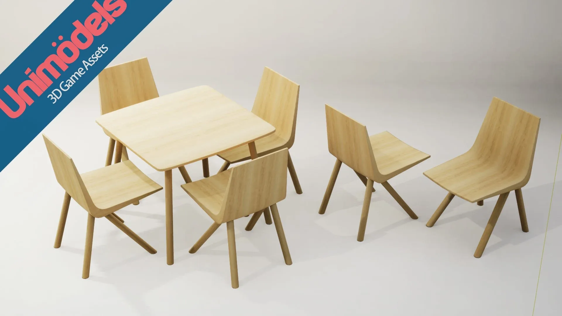 Unimodels Chairs and Tables Vol. 3 for UE4