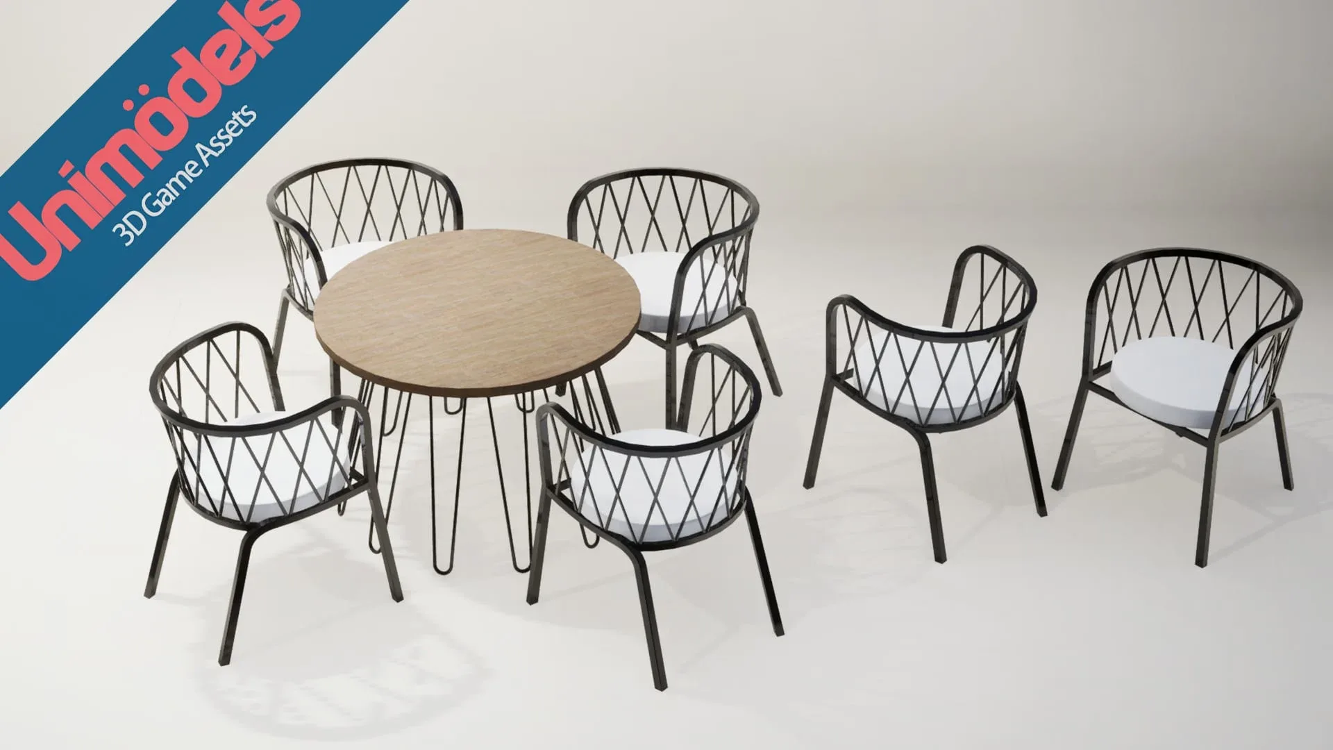 Unimodels Chairs and Tables Vol. 3 for UE4