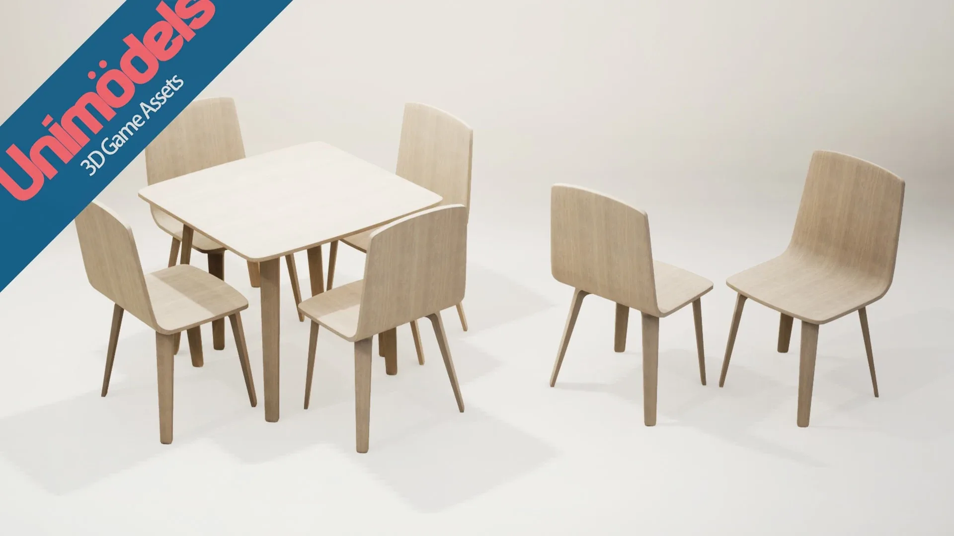 Unimodels Chairs and Tables Vol. 3 for UE4