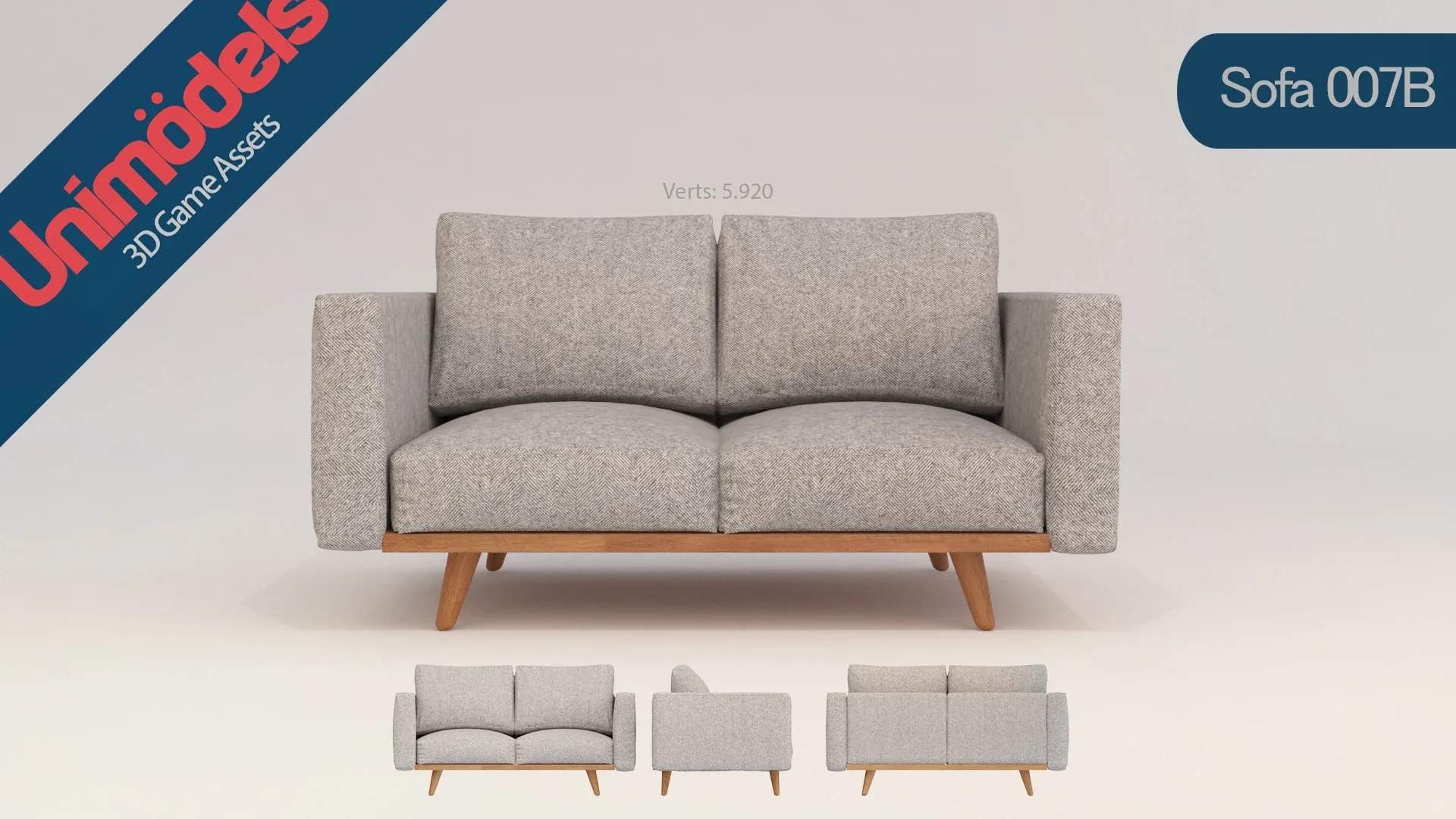 Unimodels Sofas & Pillows Vol. 2 for UE4