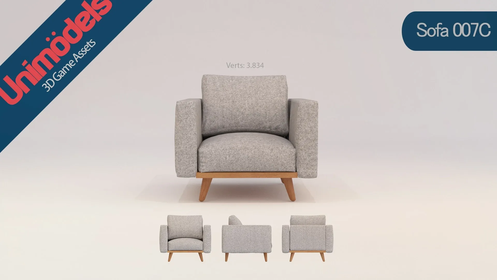 Unimodels Sofas & Pillows Vol. 2 for UE4