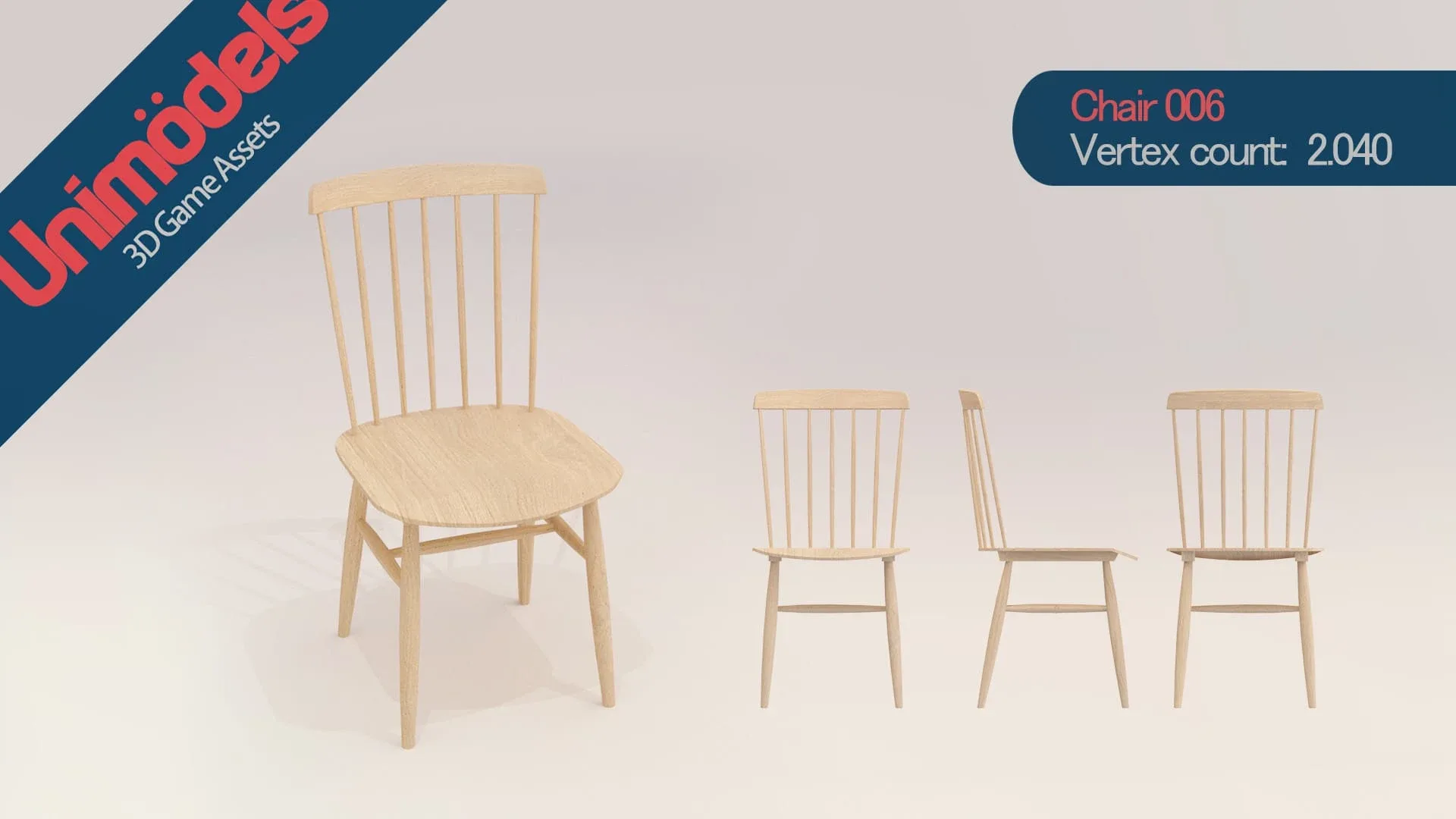 Unimodels Chairs & Tables Vol.1 for UE4