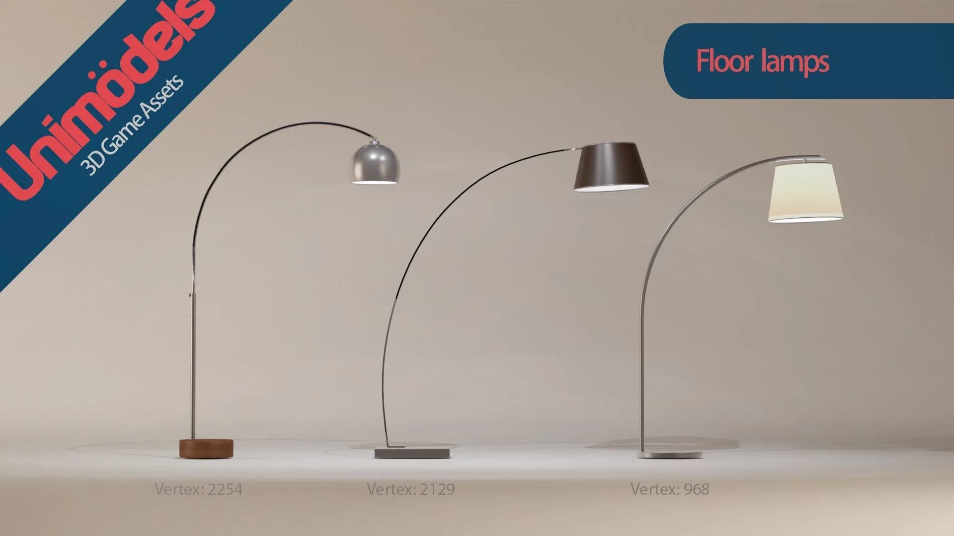 Unimodels Lamps Vol. 1 for UE4