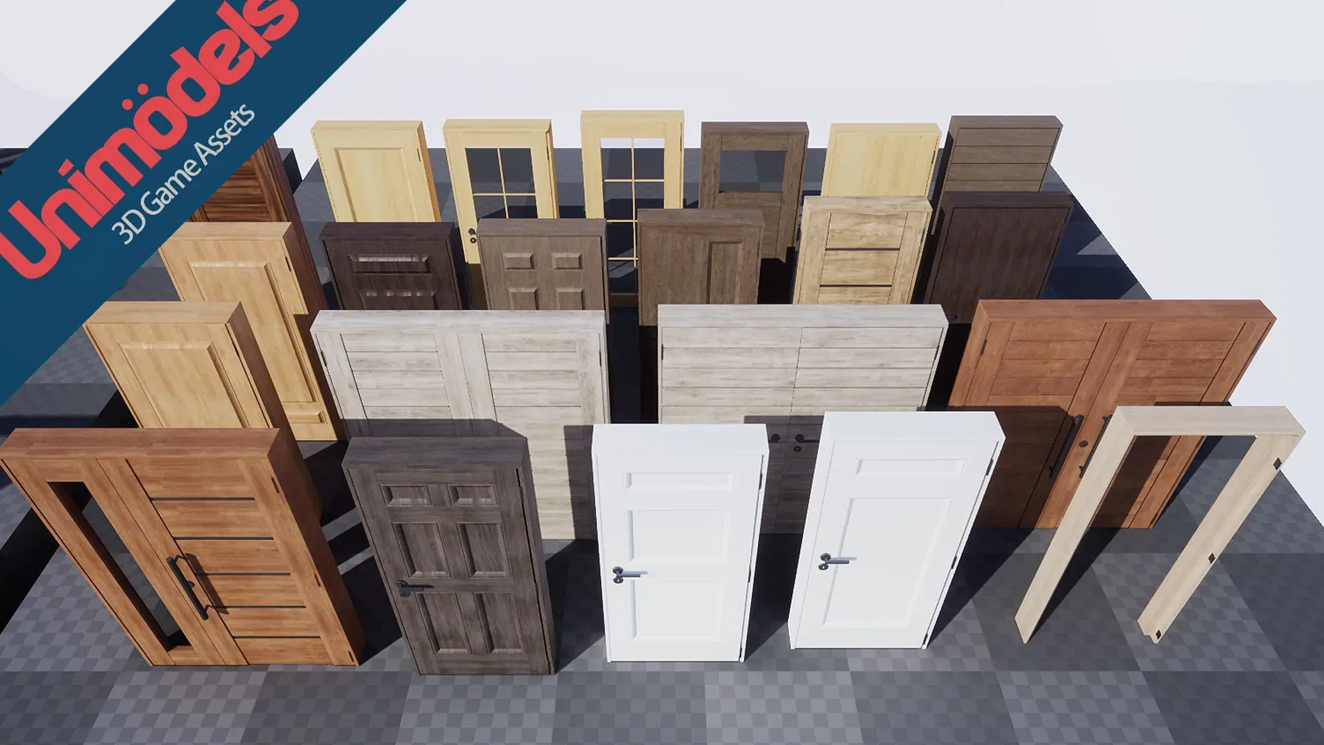 Unimodels Doors Vol. 1 for UE4