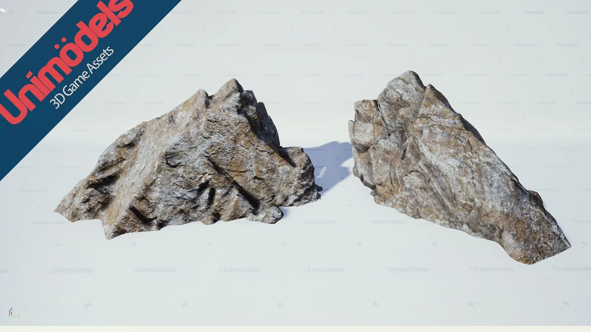 Mountain Rocks Vol. 2 - Customisable Textures for UE4