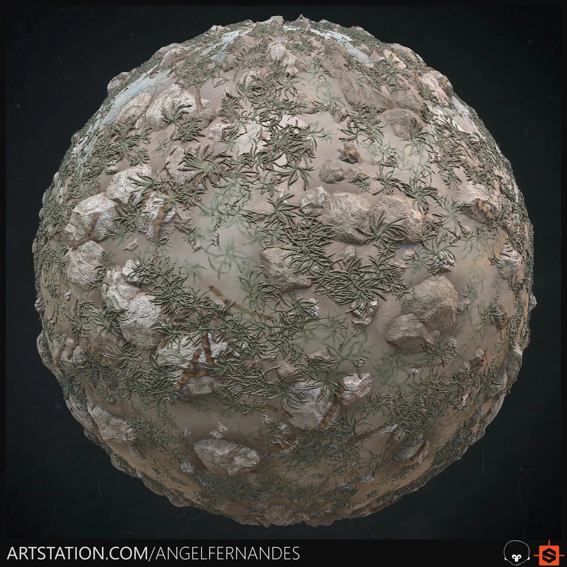 Sand Ground Material - Substance Designer