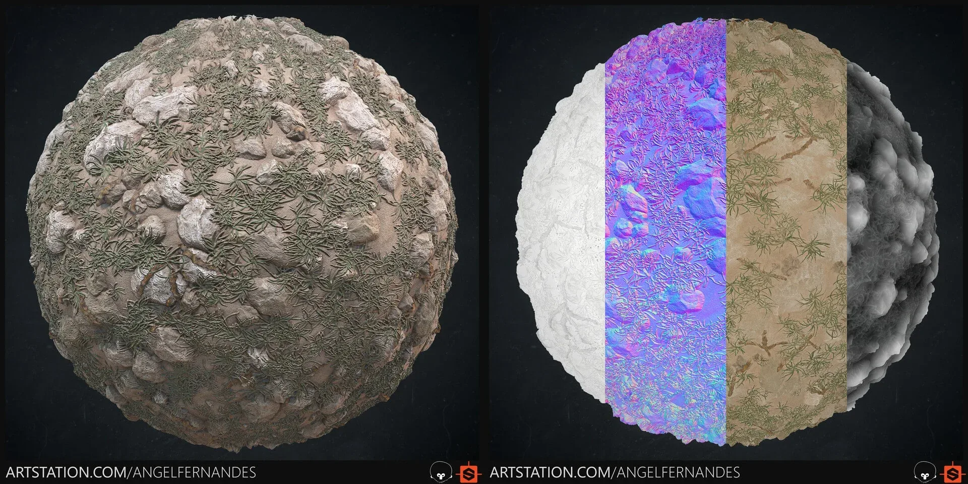 Sand Ground Material - Substance Designer