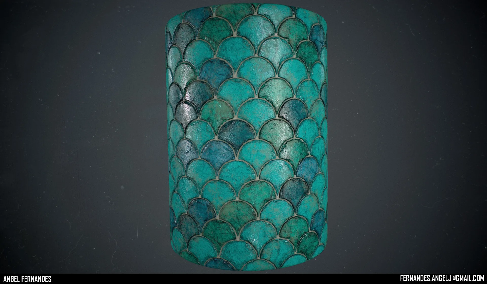 Fish Scale Wall Material - Substance Designer