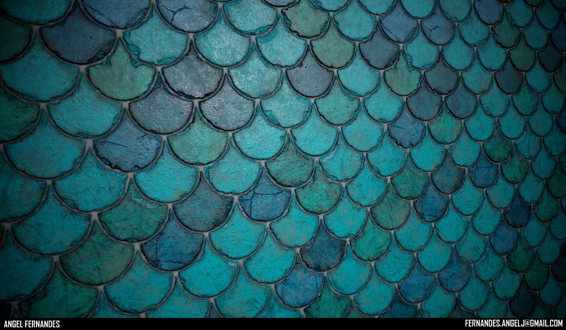 Fish Scale Wall Material - Substance Designer