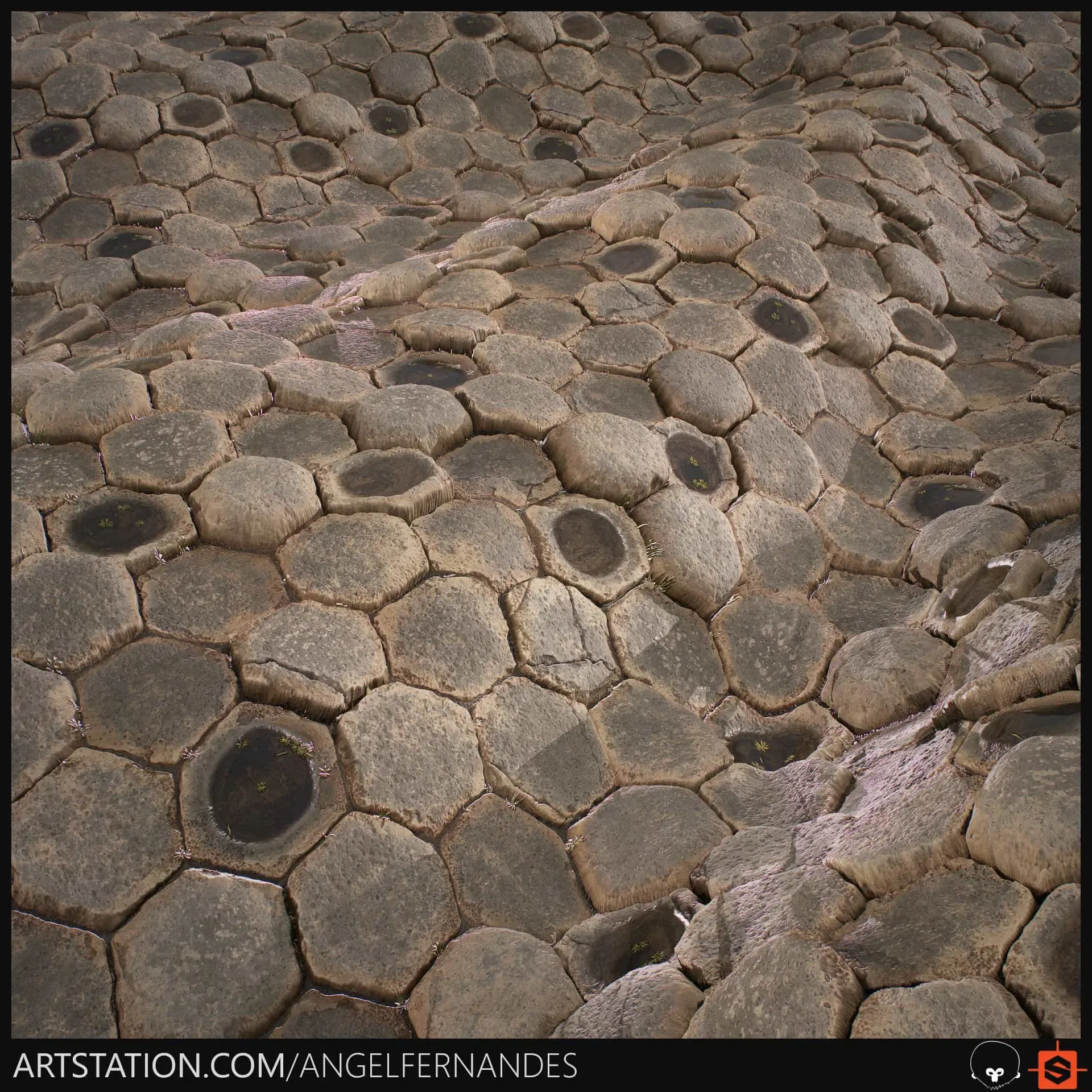 Giant Causeway - Substance Designer