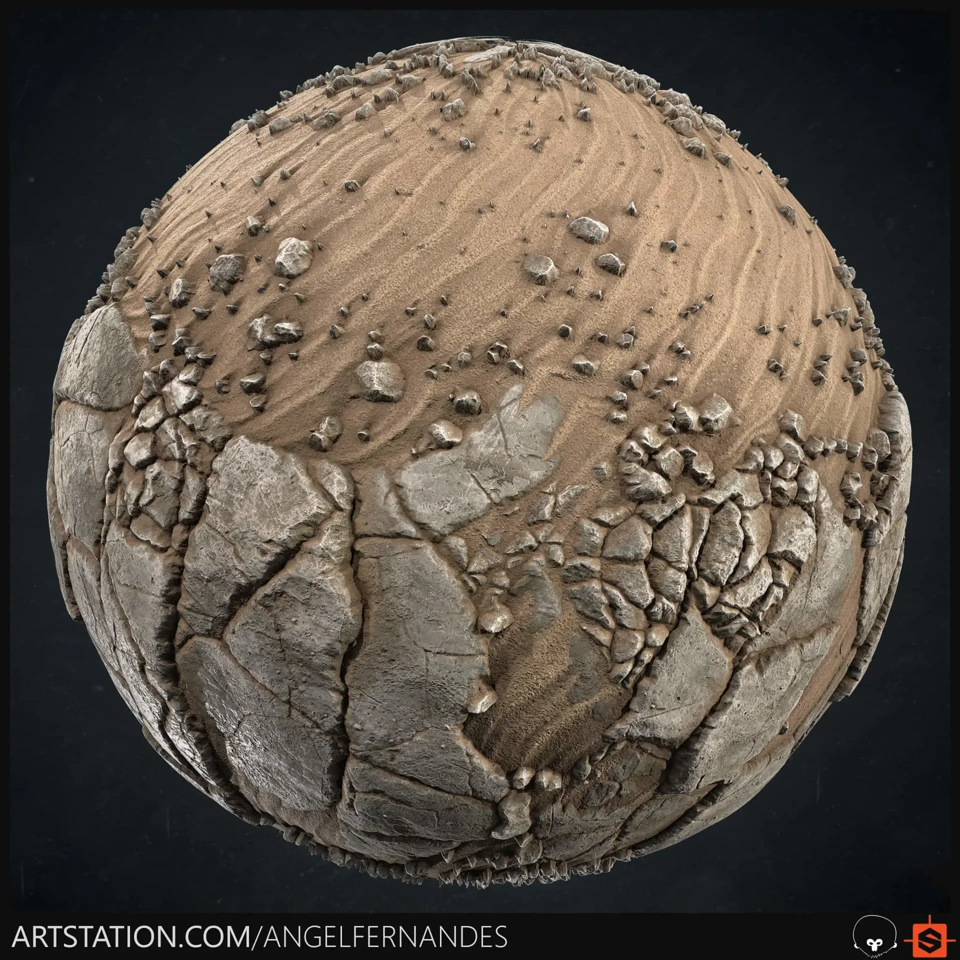 Coastal Beach - Substance Designer