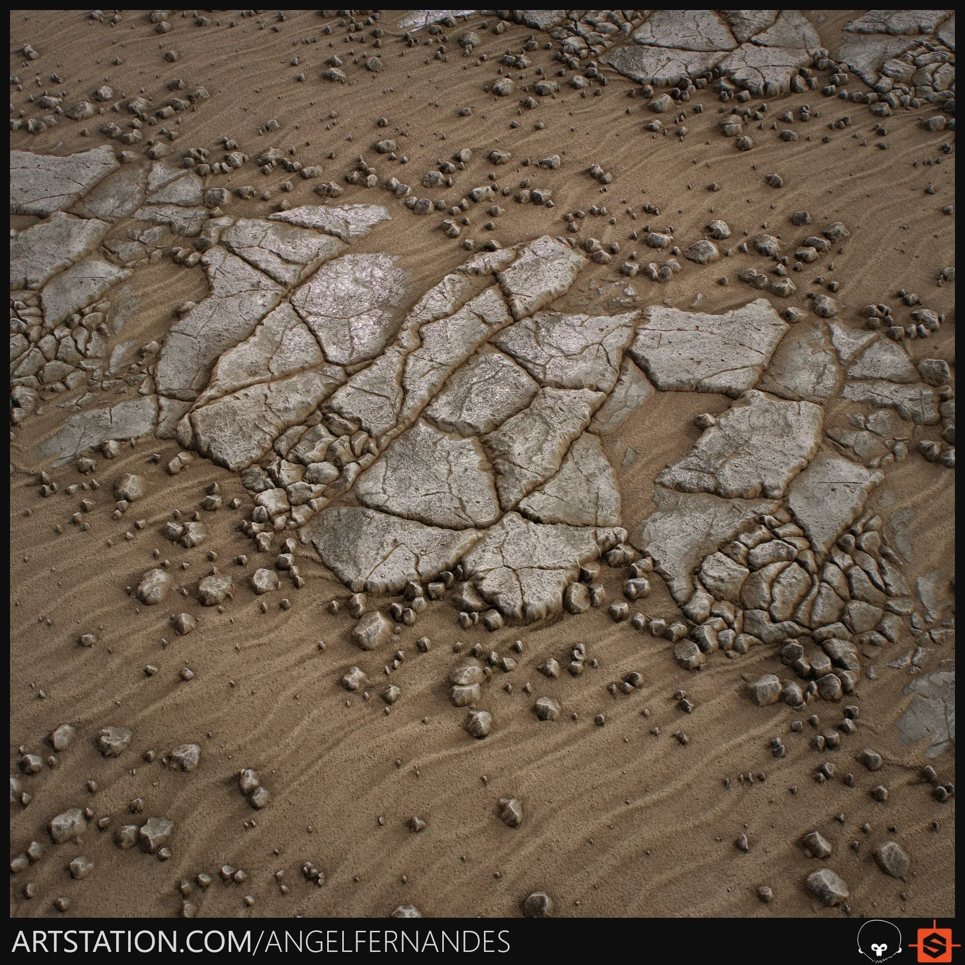 Coastal Beach - Substance Designer