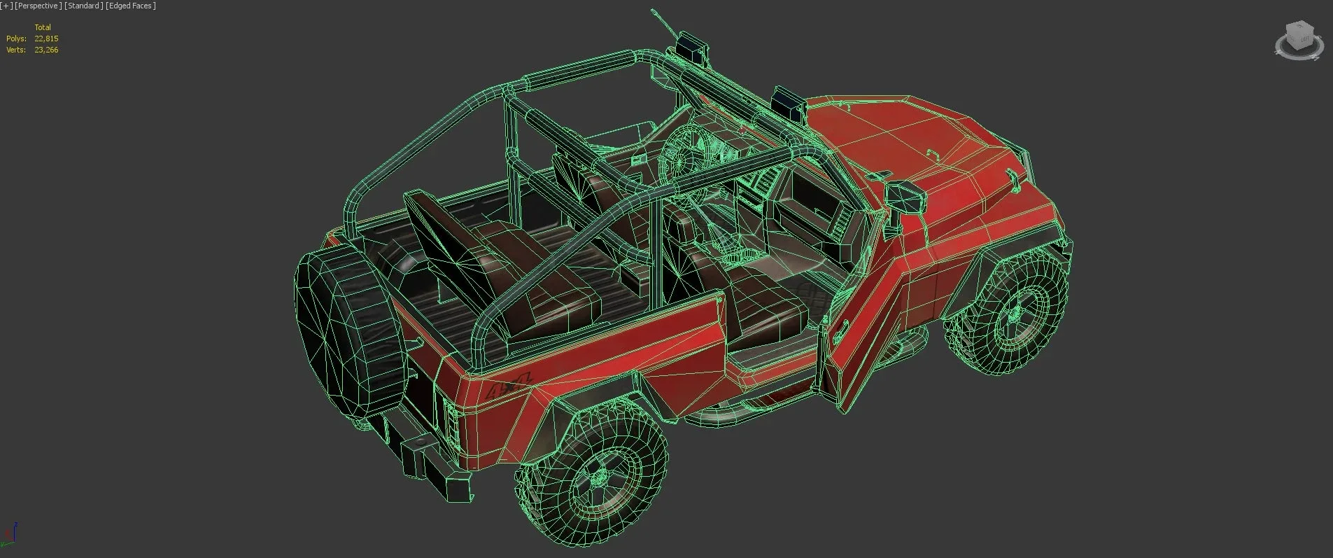 Generic 4x4 Low Poly Car