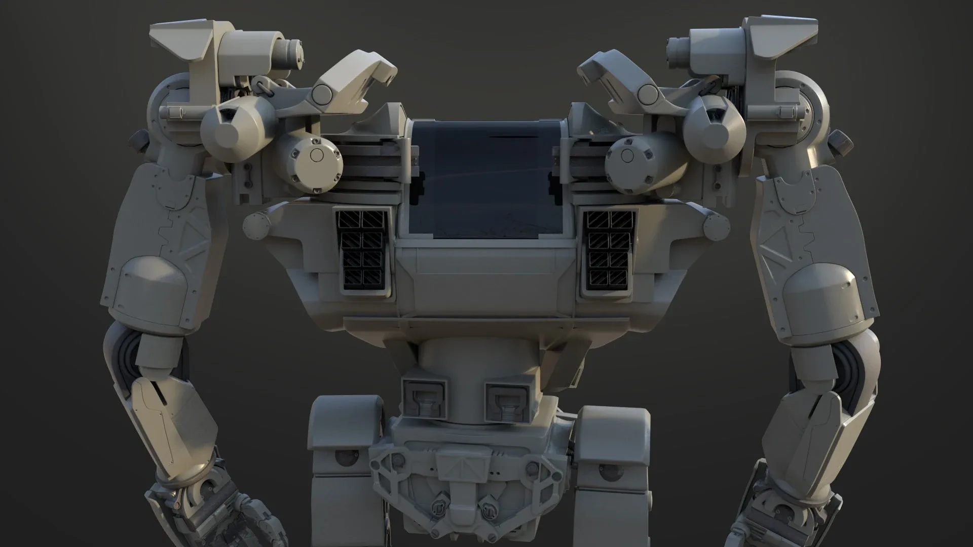 Avatar AMP Suit - Mecha Exoskeleton 3D Model