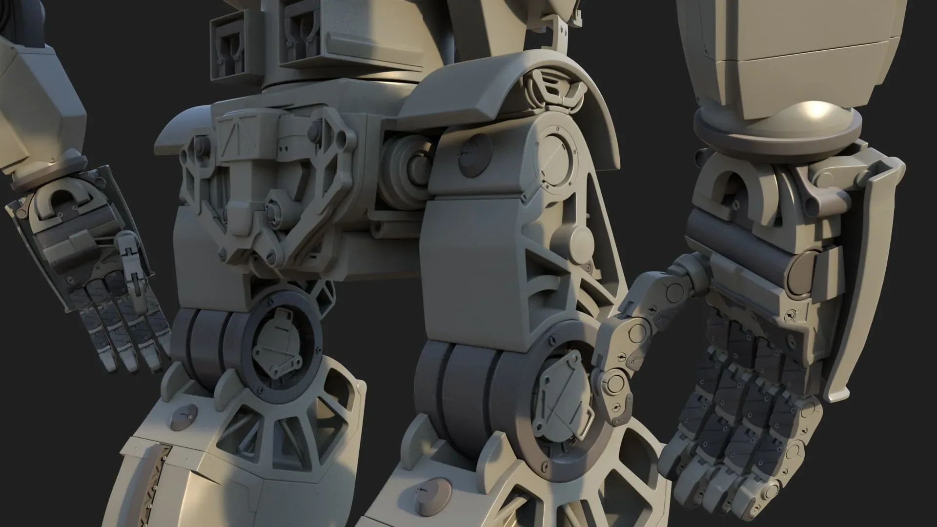 Avatar AMP Suit - Mecha Exoskeleton 3D Model