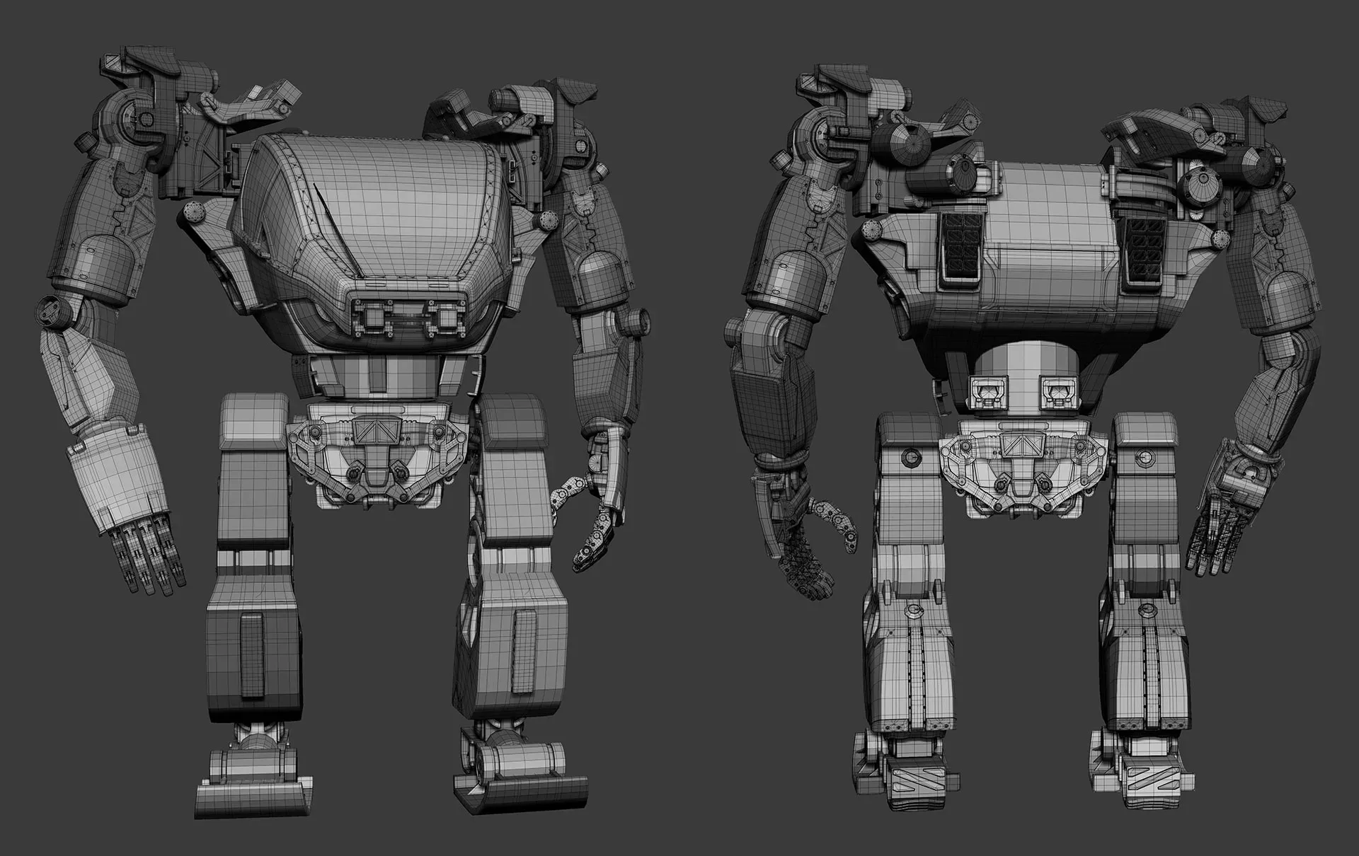 Avatar AMP Suit - Mecha Exoskeleton 3D Model