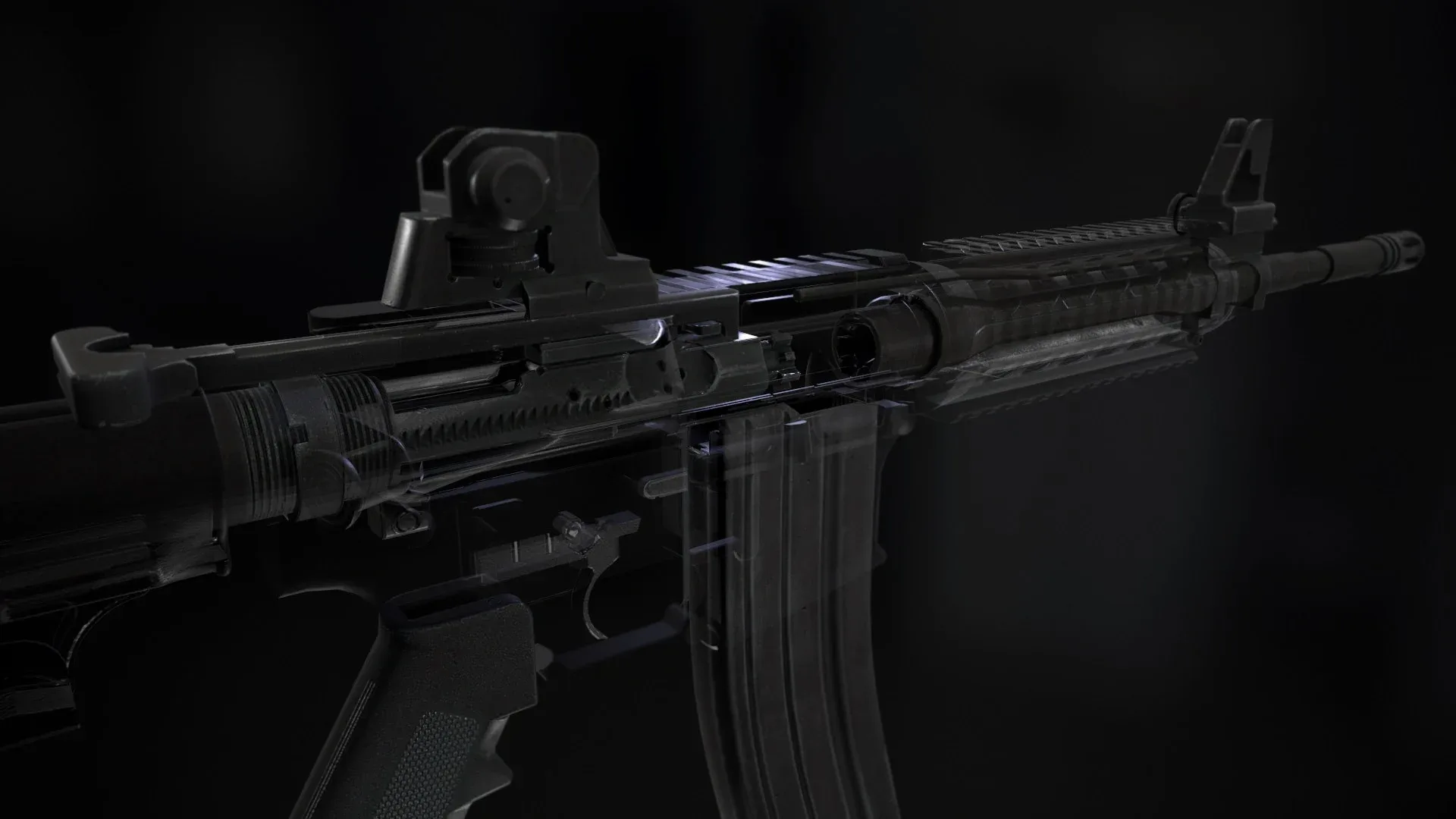 M4A1 RIS High Detail