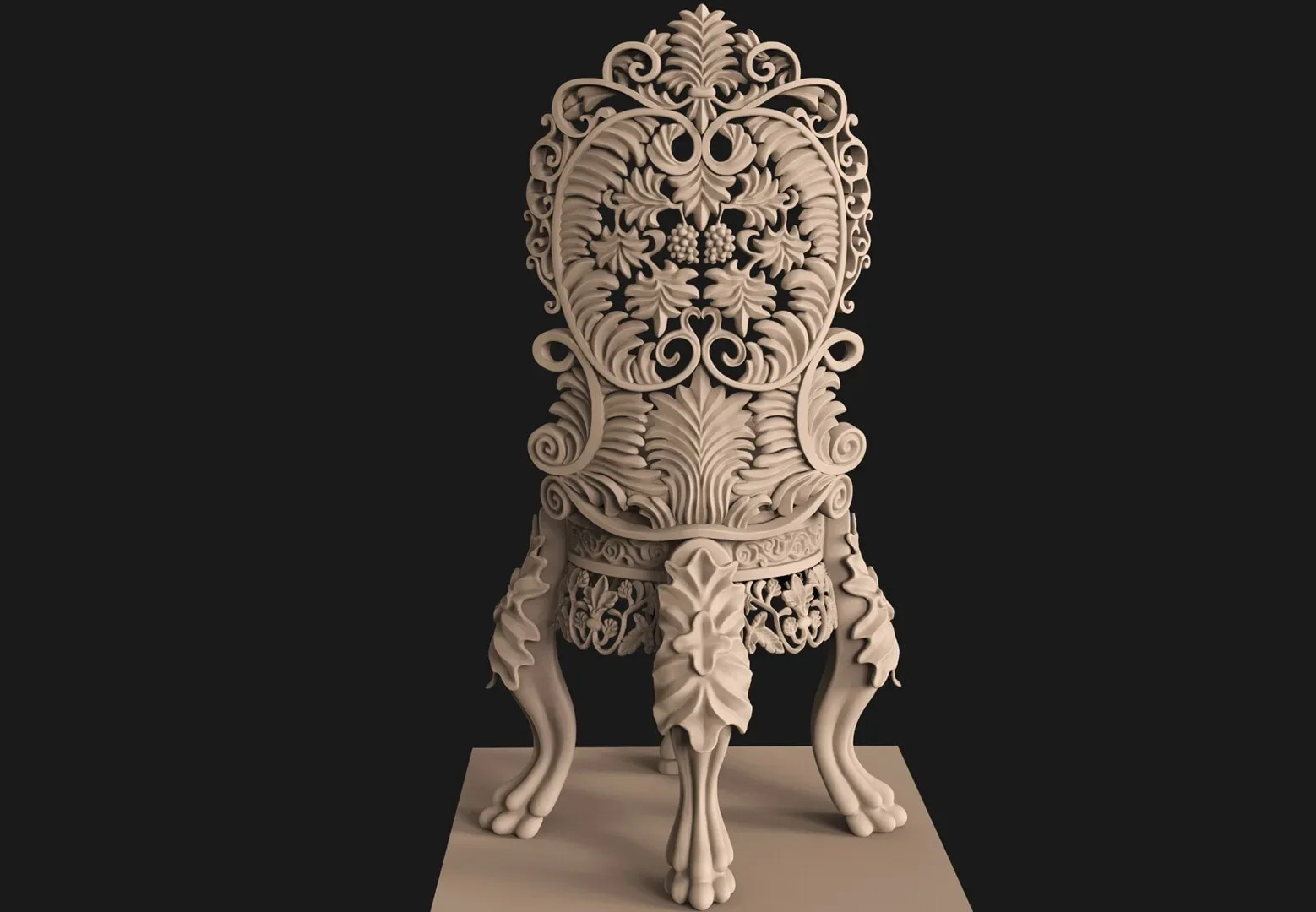 ZBrush - Carving Chair - No Audio