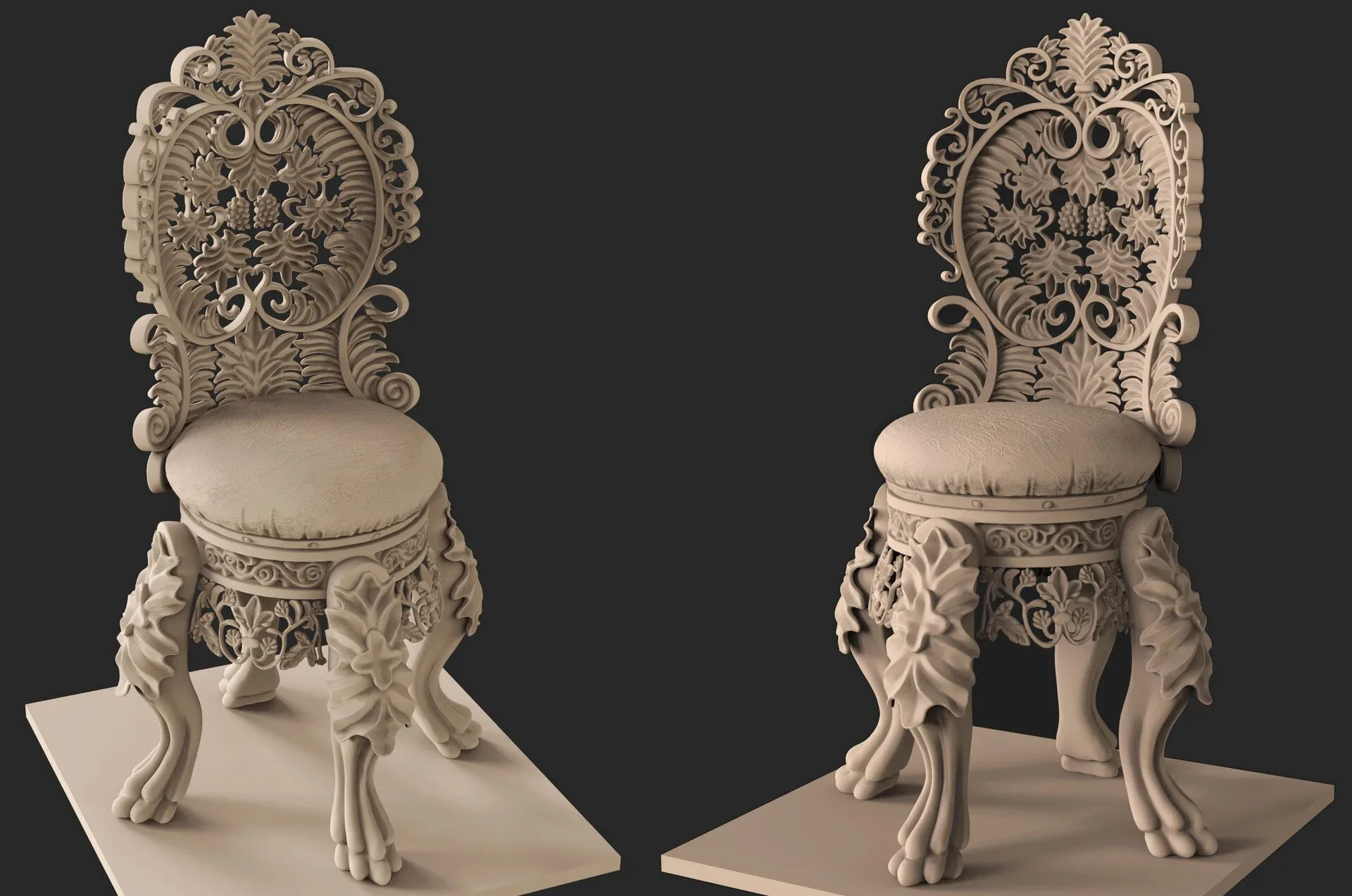 ZBrush - Carving Chair - No Audio