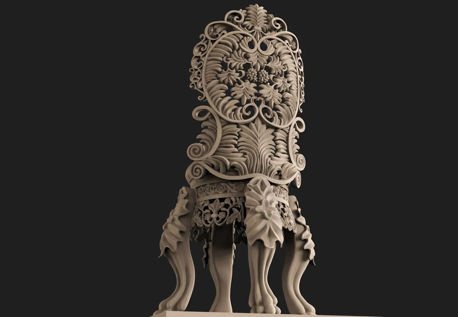 ZBrush - Carving Chair - No Audio