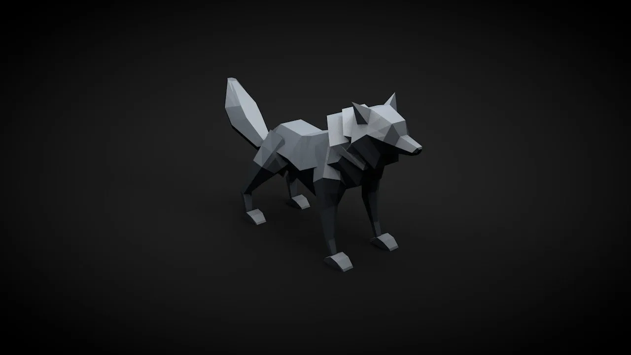 Learn Cinema 4D: Low Poly Wolf