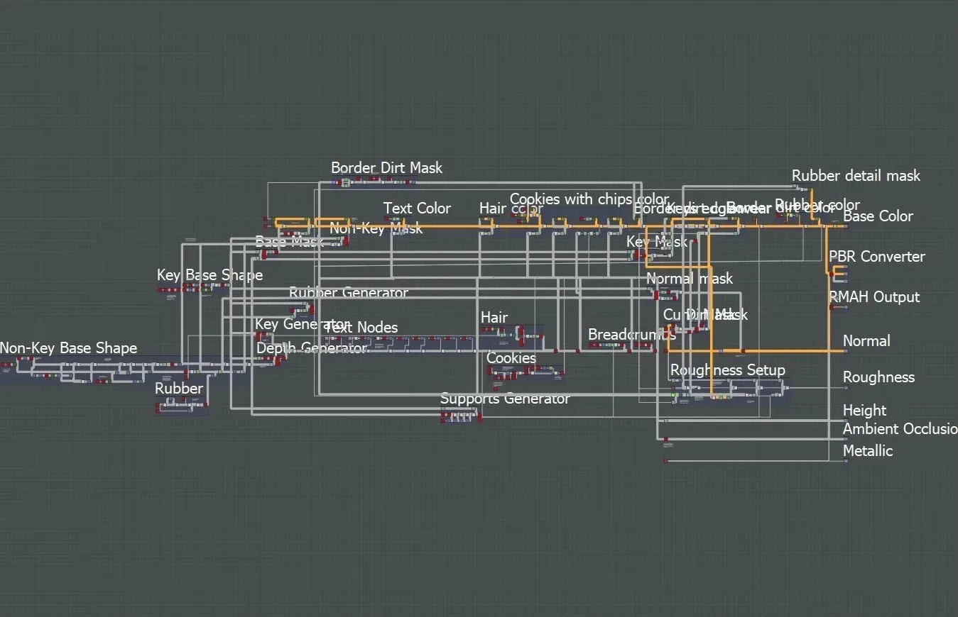 Keyboard - Substance Designer