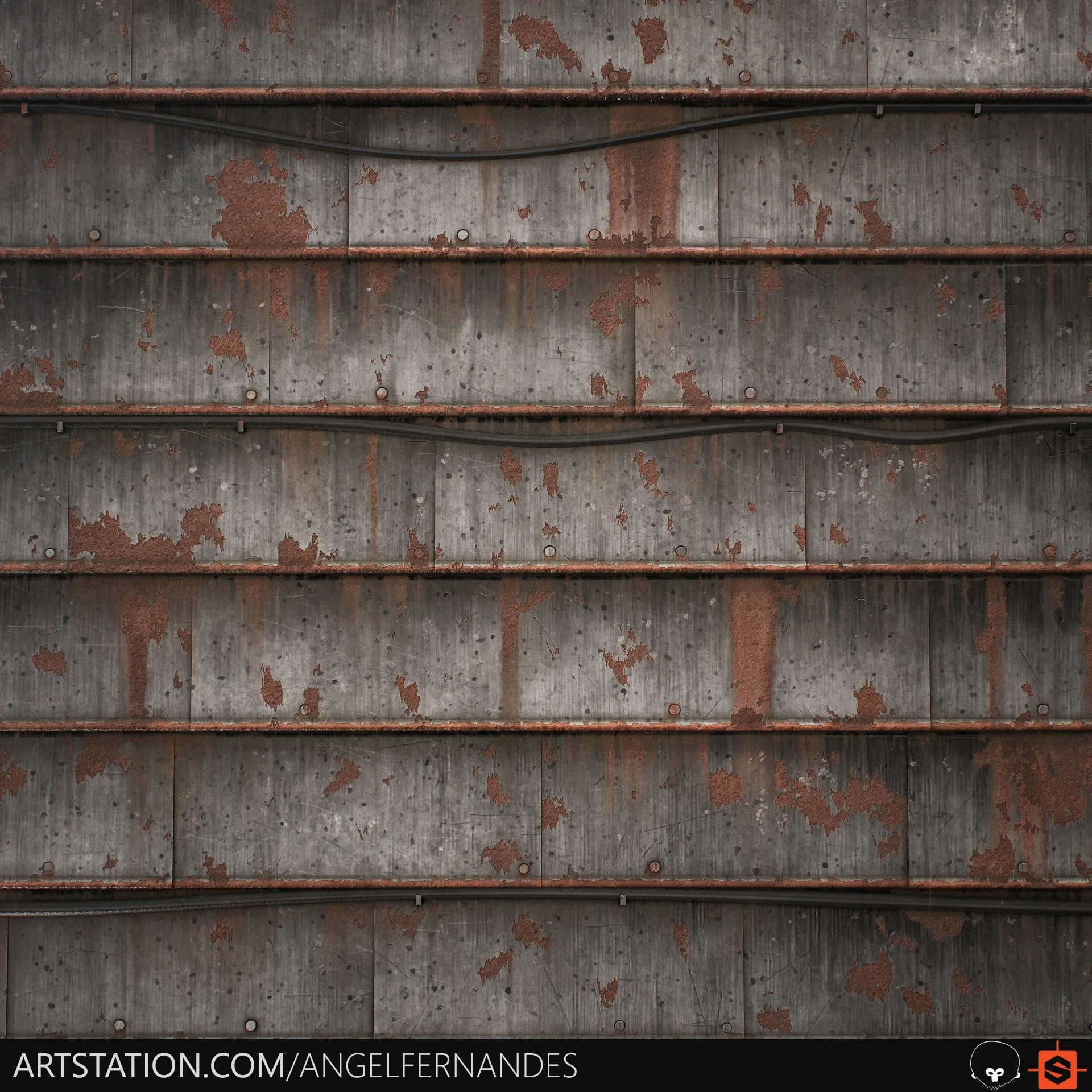 Metal Roof - Substance Designer